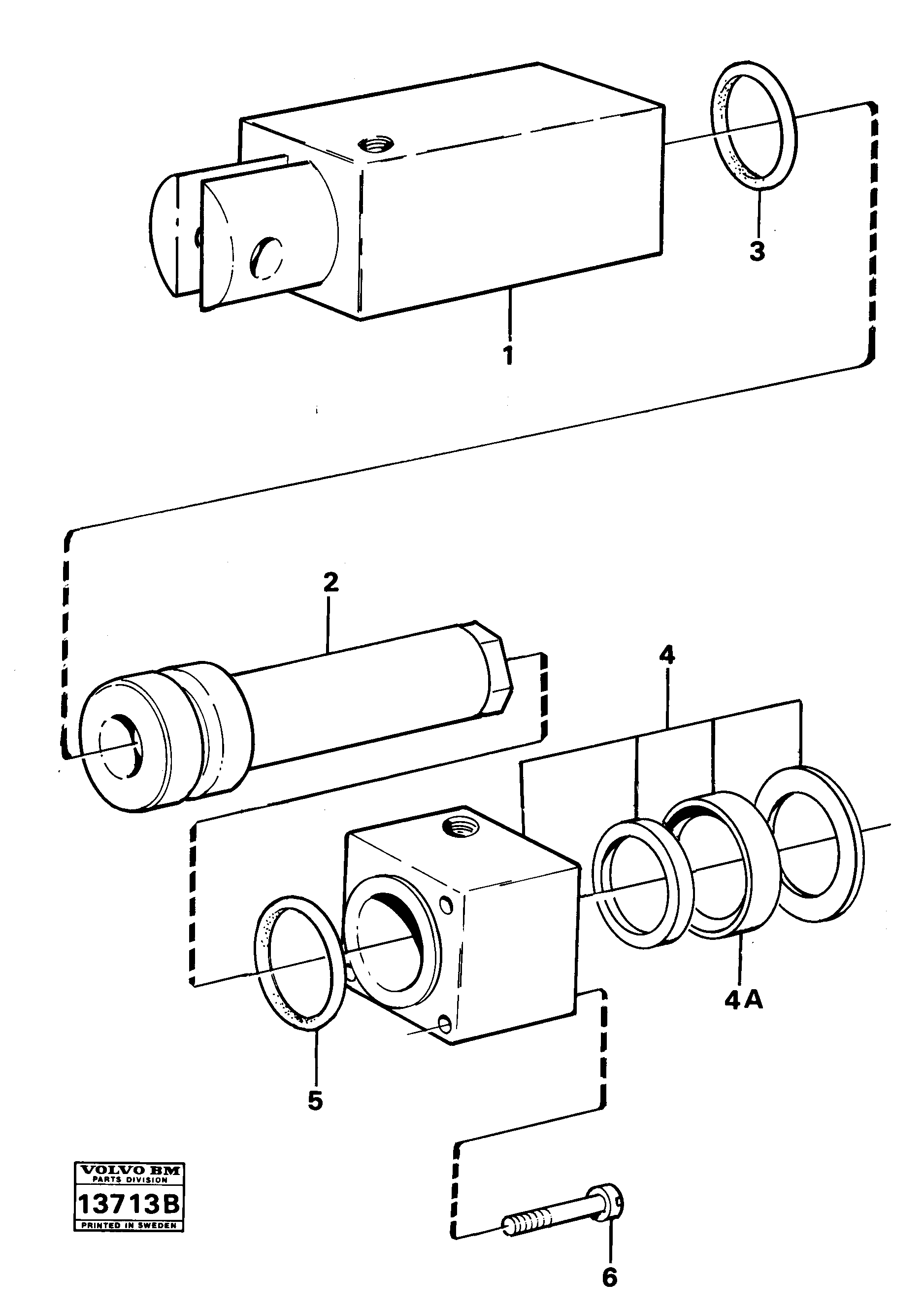 Rubber Clamp VOE6648964 VOLVO