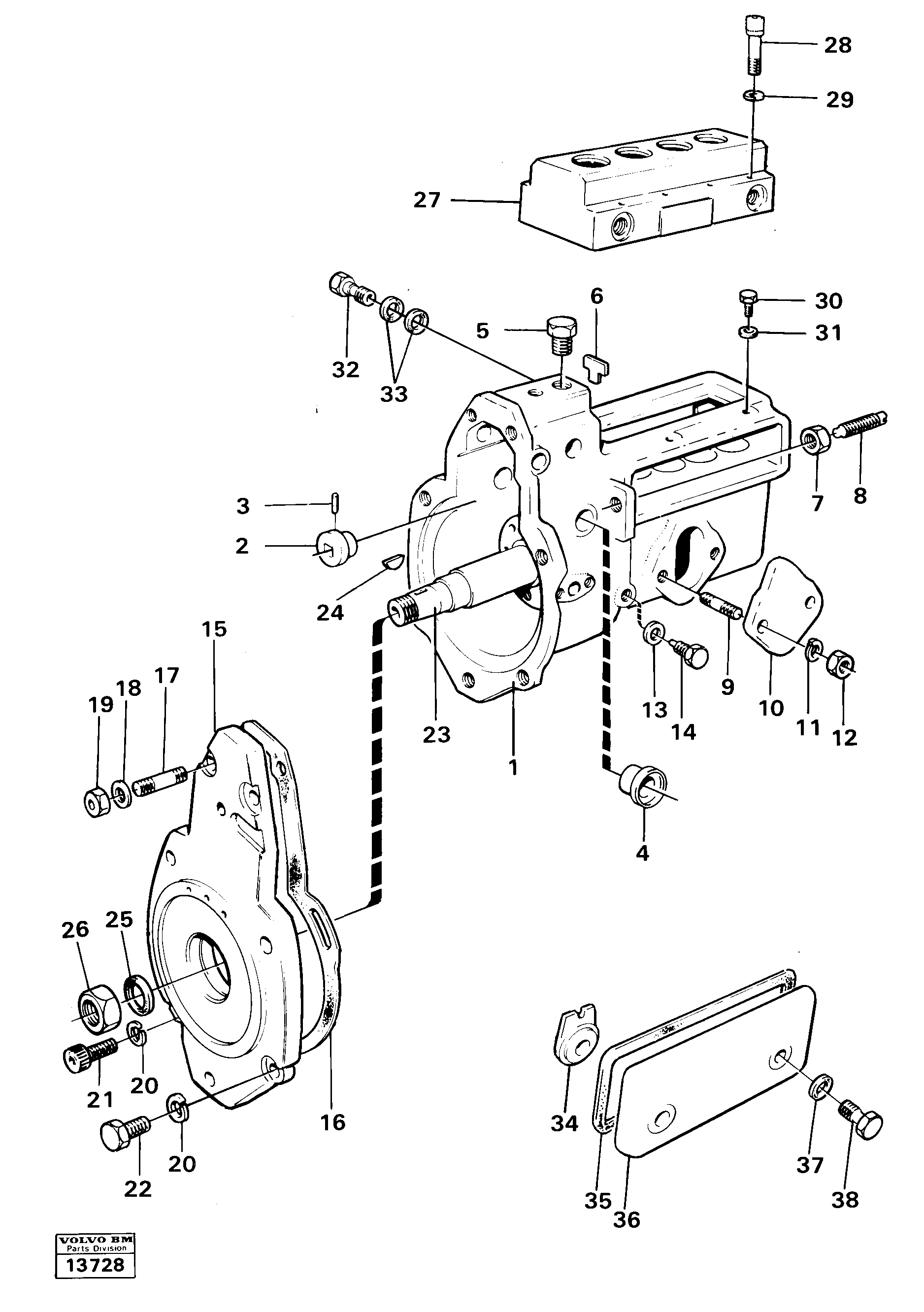 For upper engine part PJ/VOE7480119 VOLVO