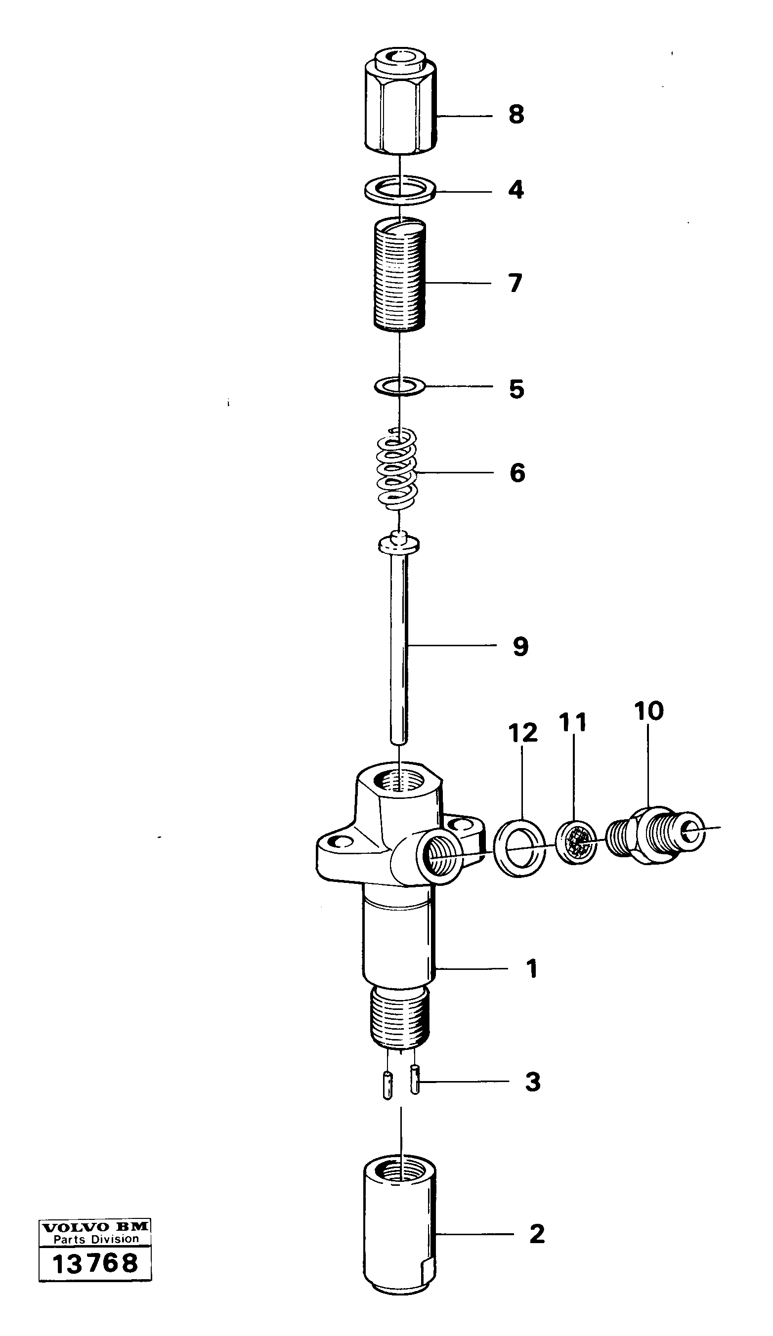 Pin VOE7242007 VOLVO