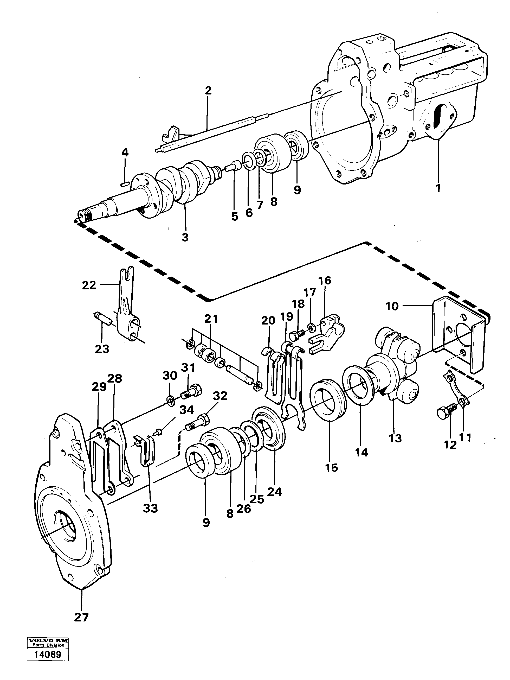 For upper engine part VOE7350446 VOLVO