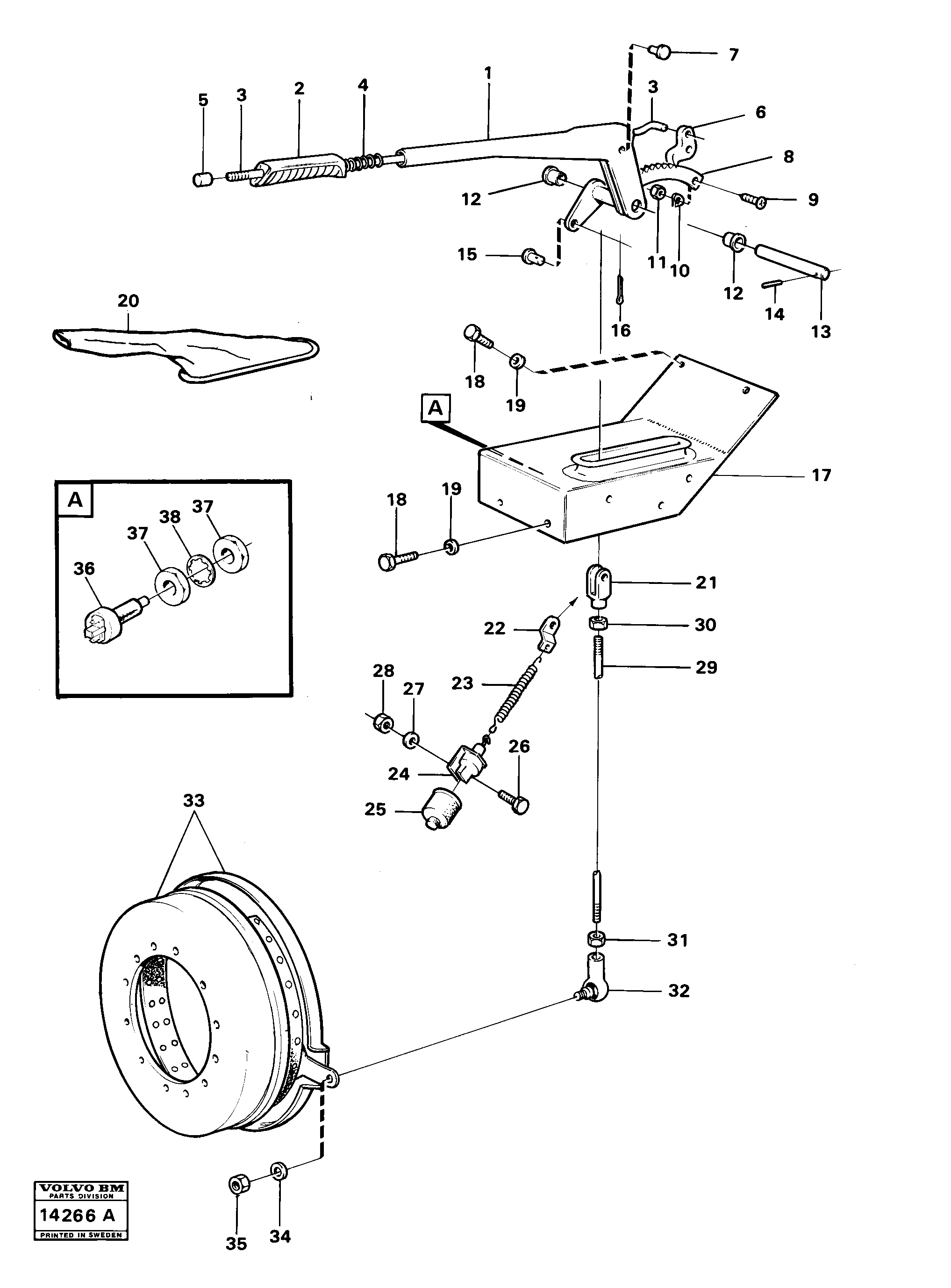 Door Cylinder VOE4932542 VOLVO