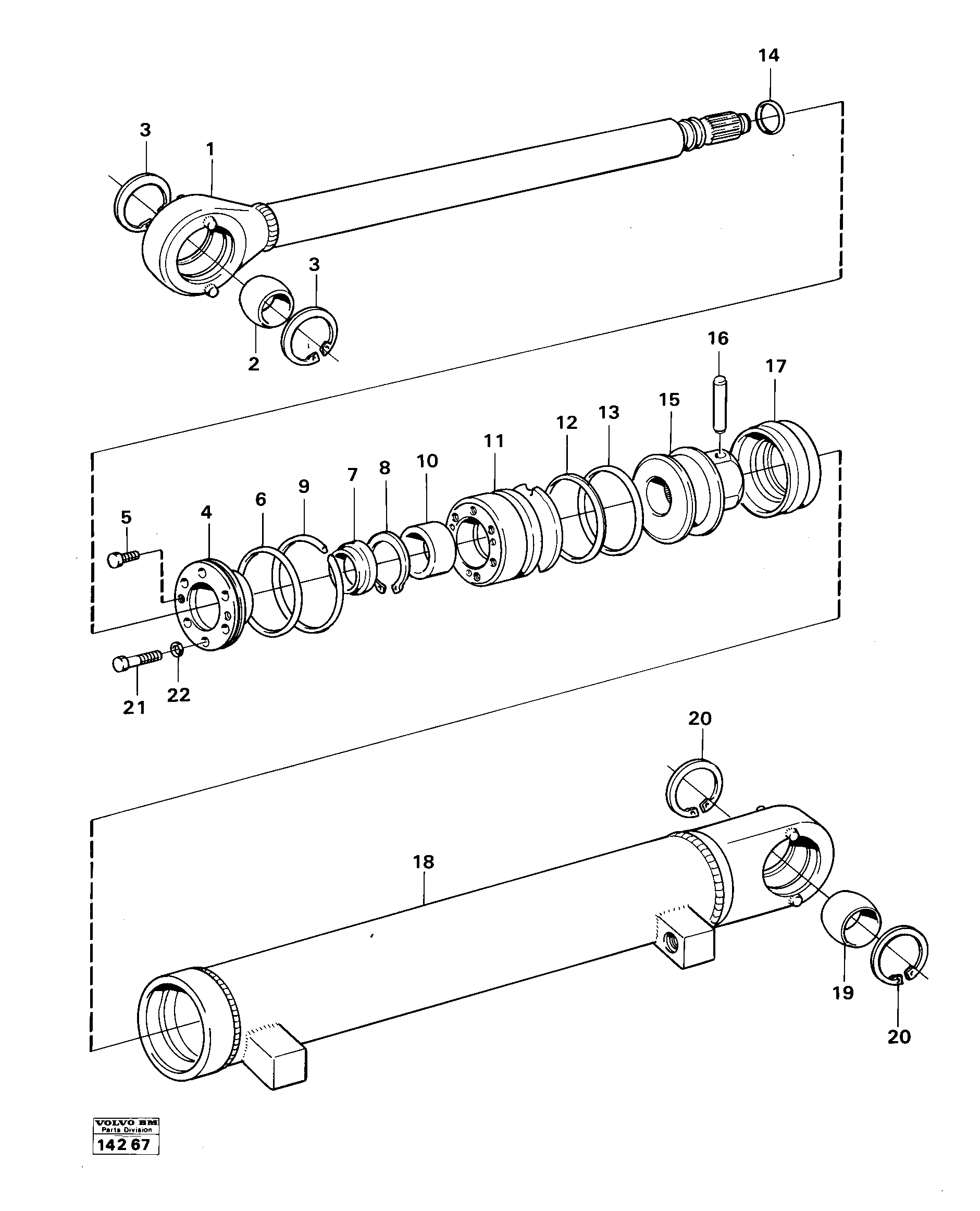 Safety Brace VOE4880025 VOLVO