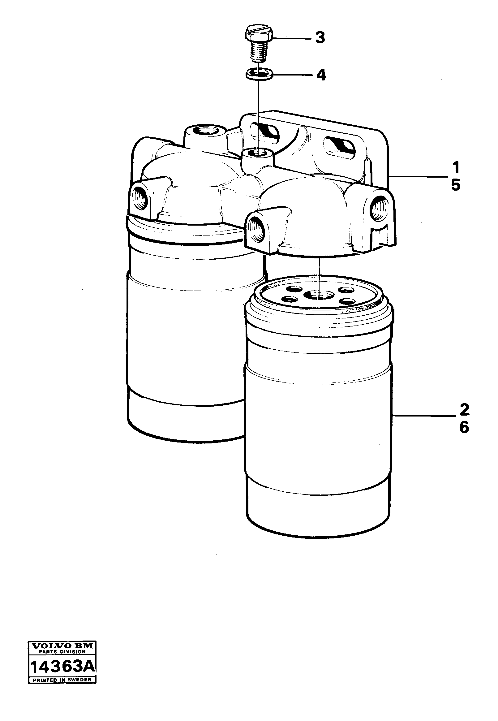 Oil Bath Filter VOE1676832 VOLVO