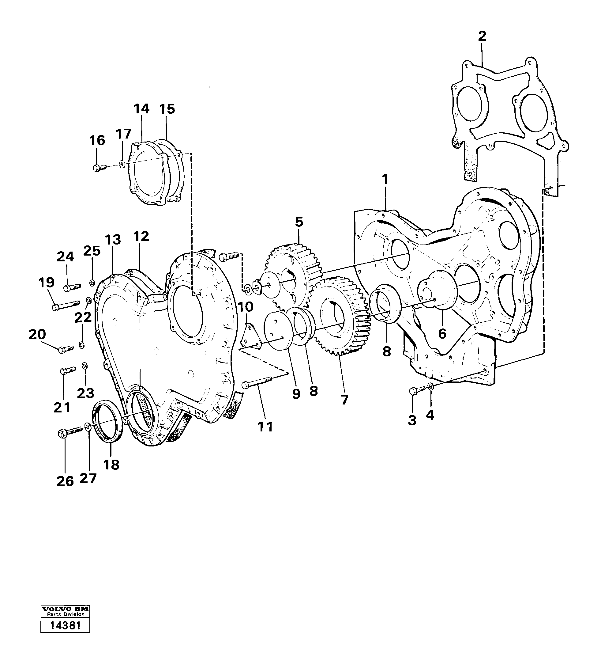 Mounting rail VOE955680 VOLVO
