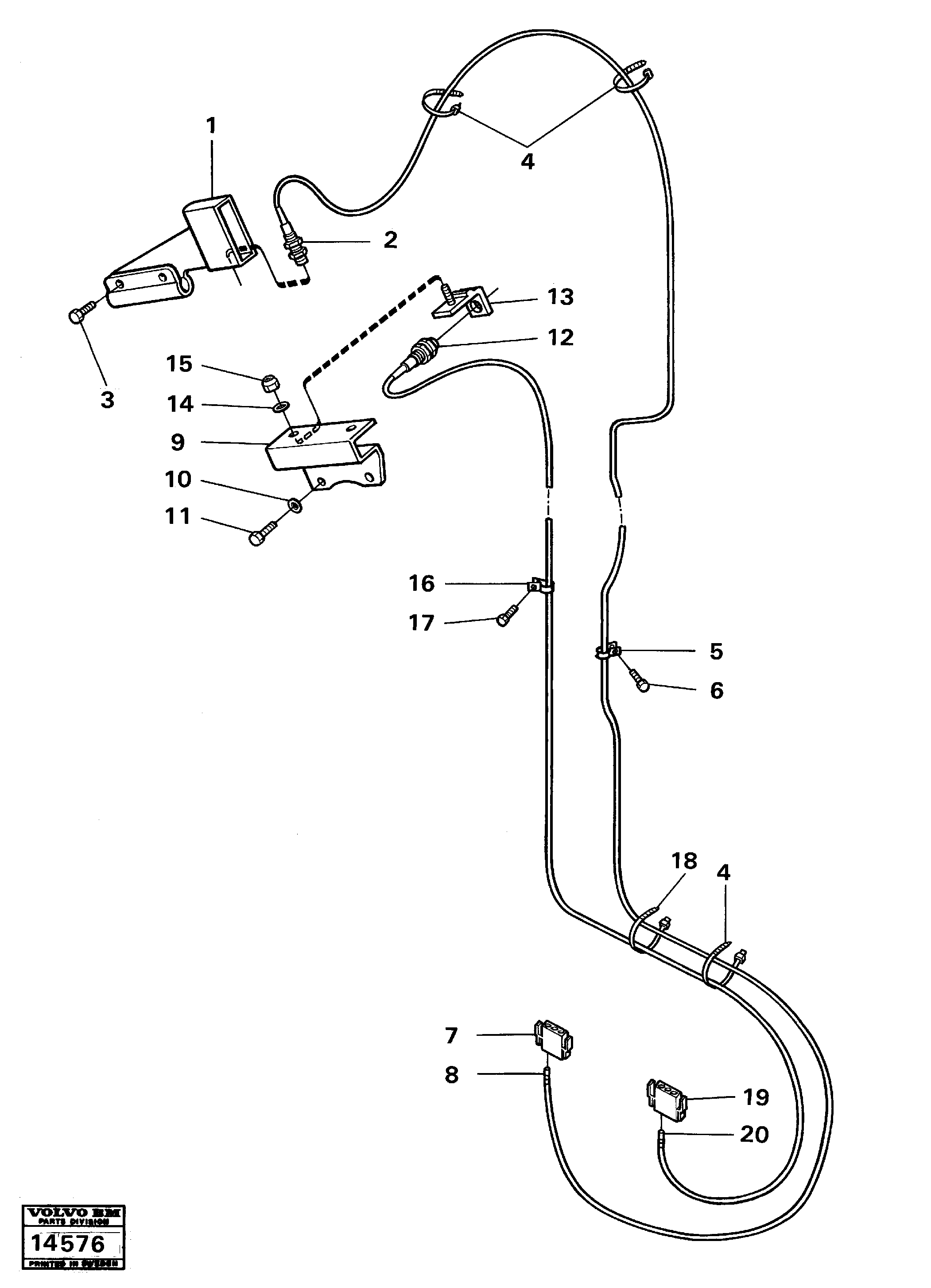 Support Section VOE965822 VOLVO
