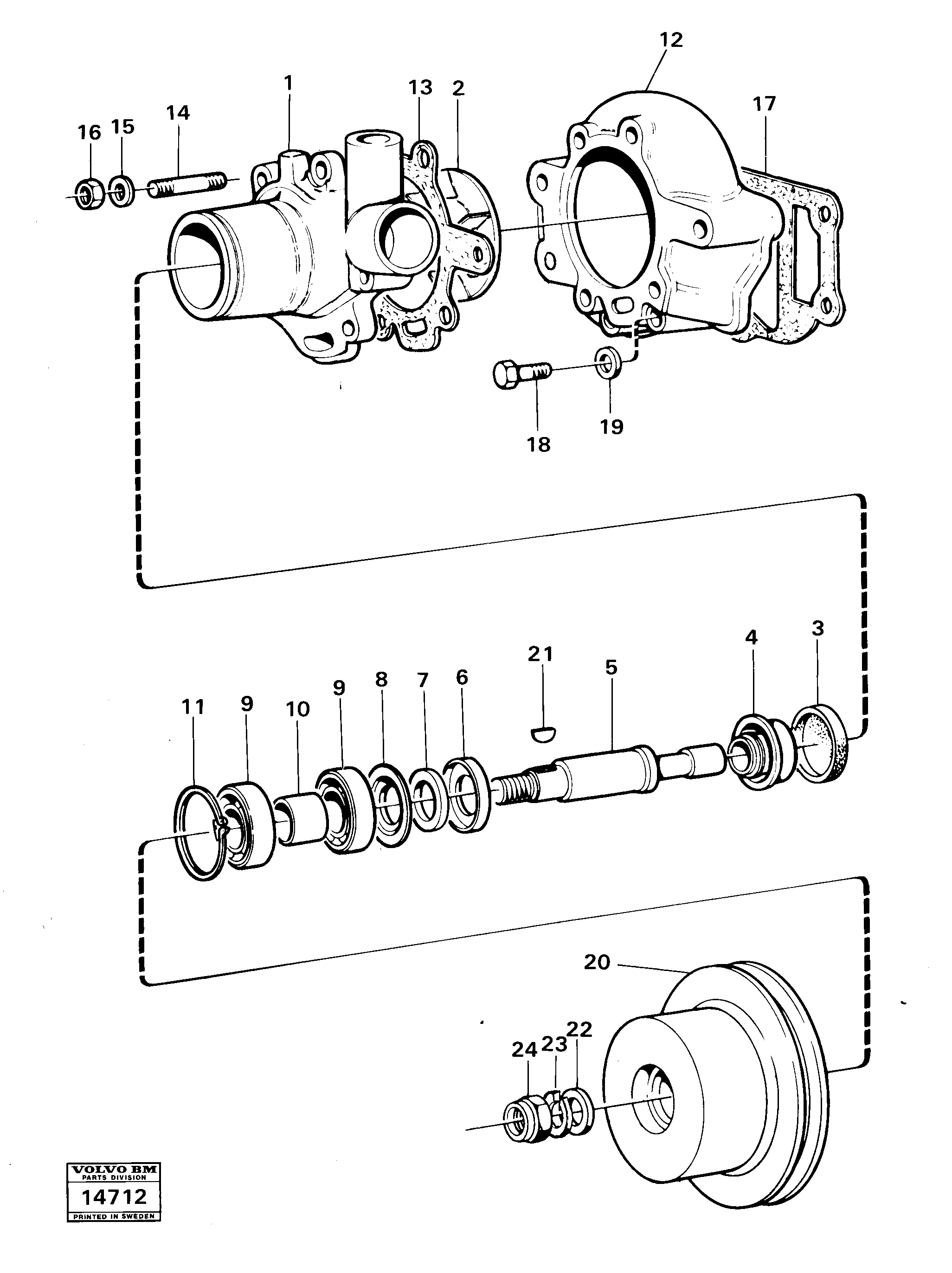 Mounting rail VOE955684 VOLVO