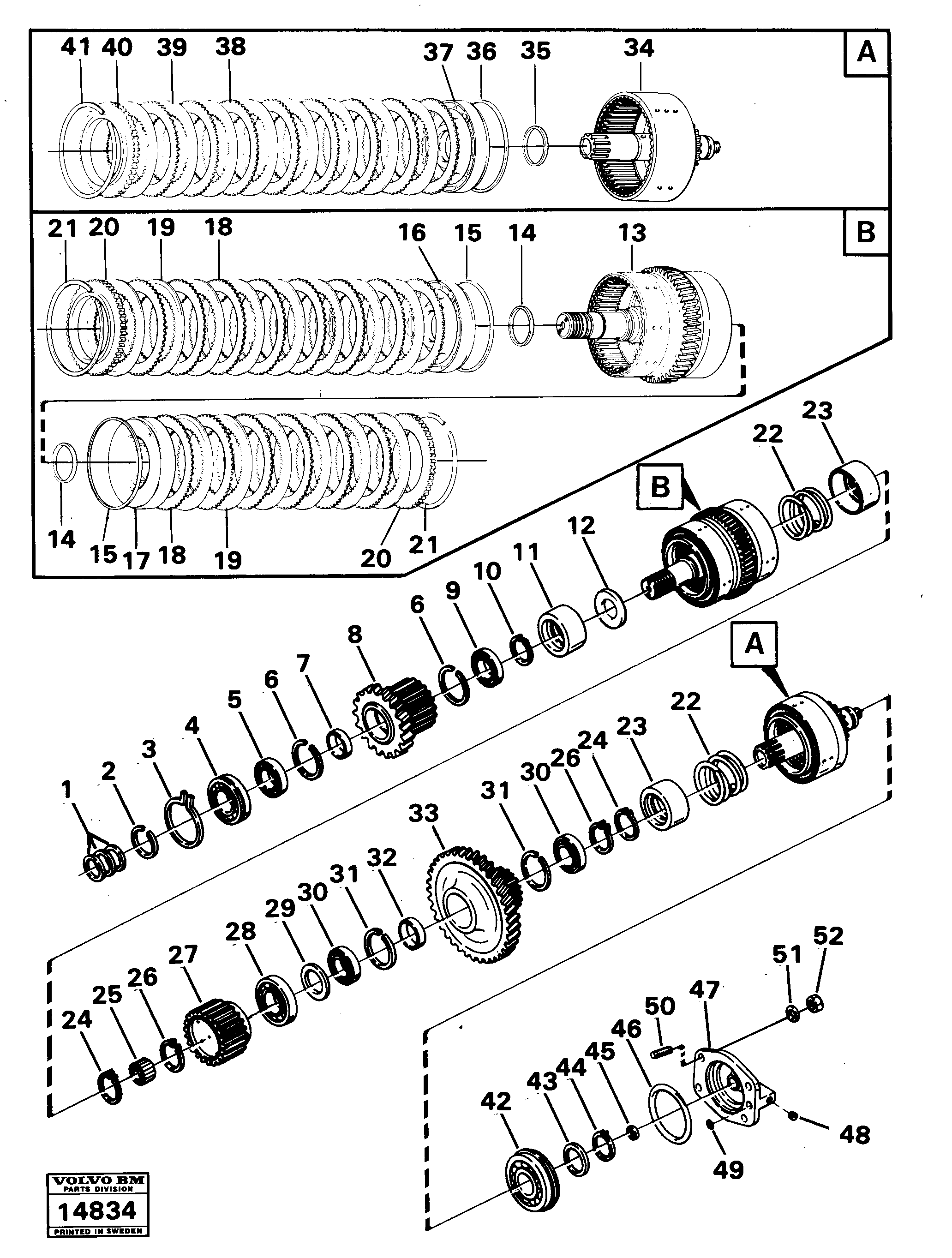 Snap Ring VOE224083 VOLVO