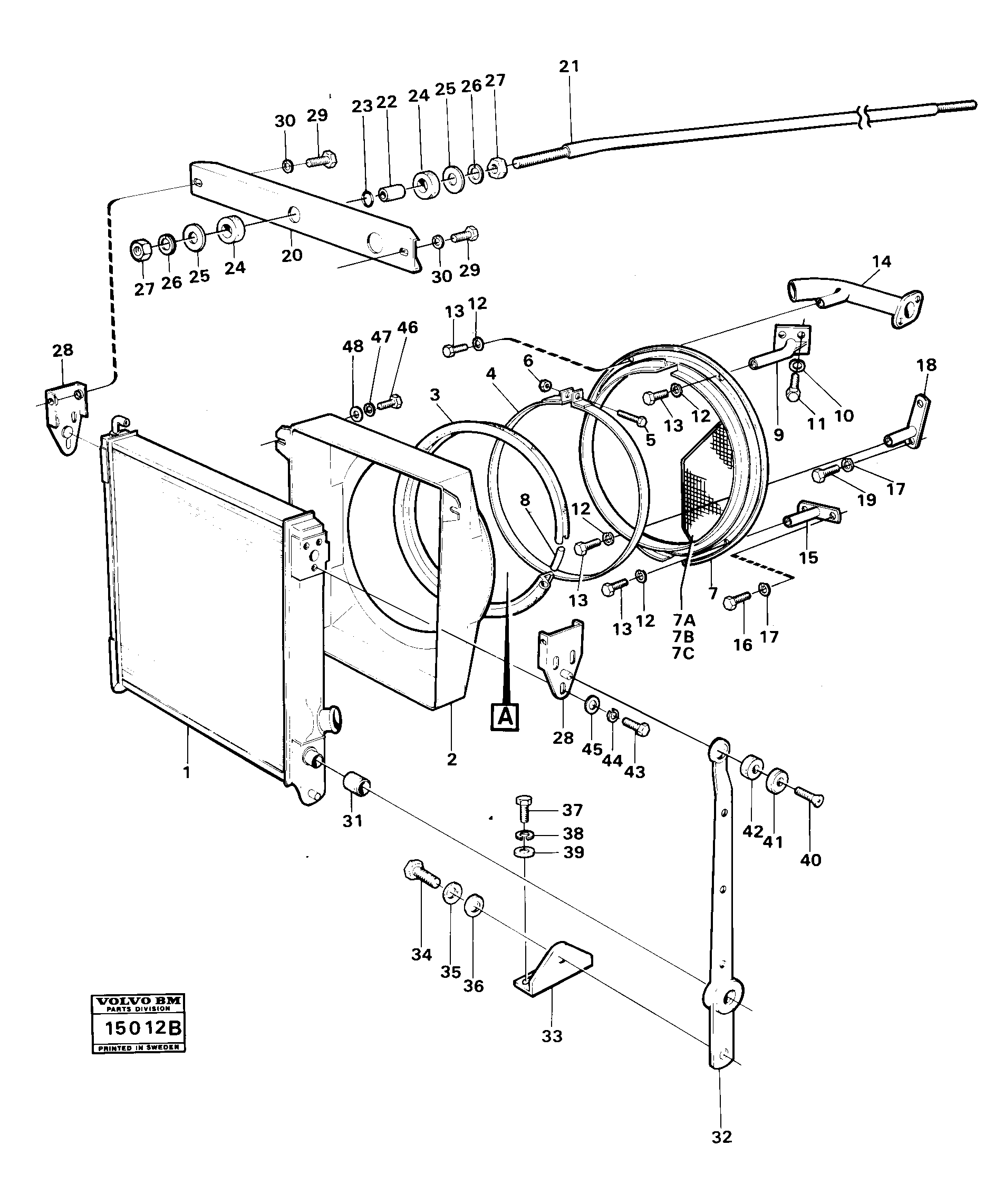 Решетка динамика VOE4775040 VOLVO