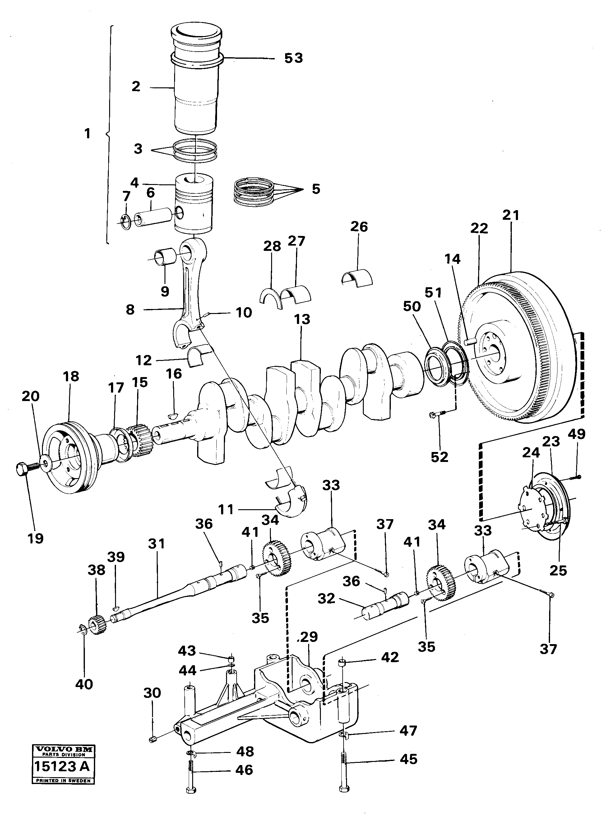 Brake Cylinder VOE787447 VOLVO