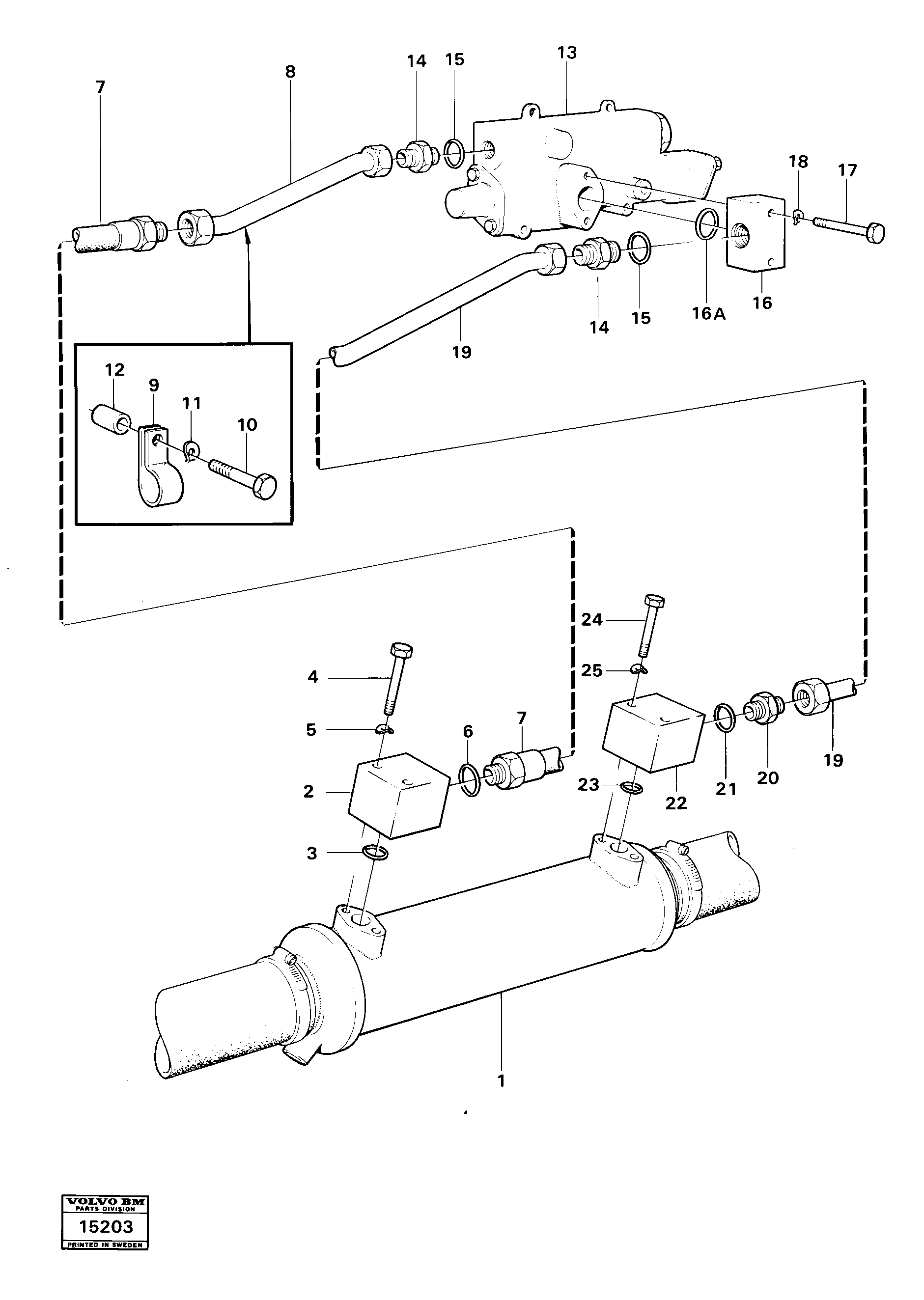 Fuel miser valve VOE4763582 VOLVO