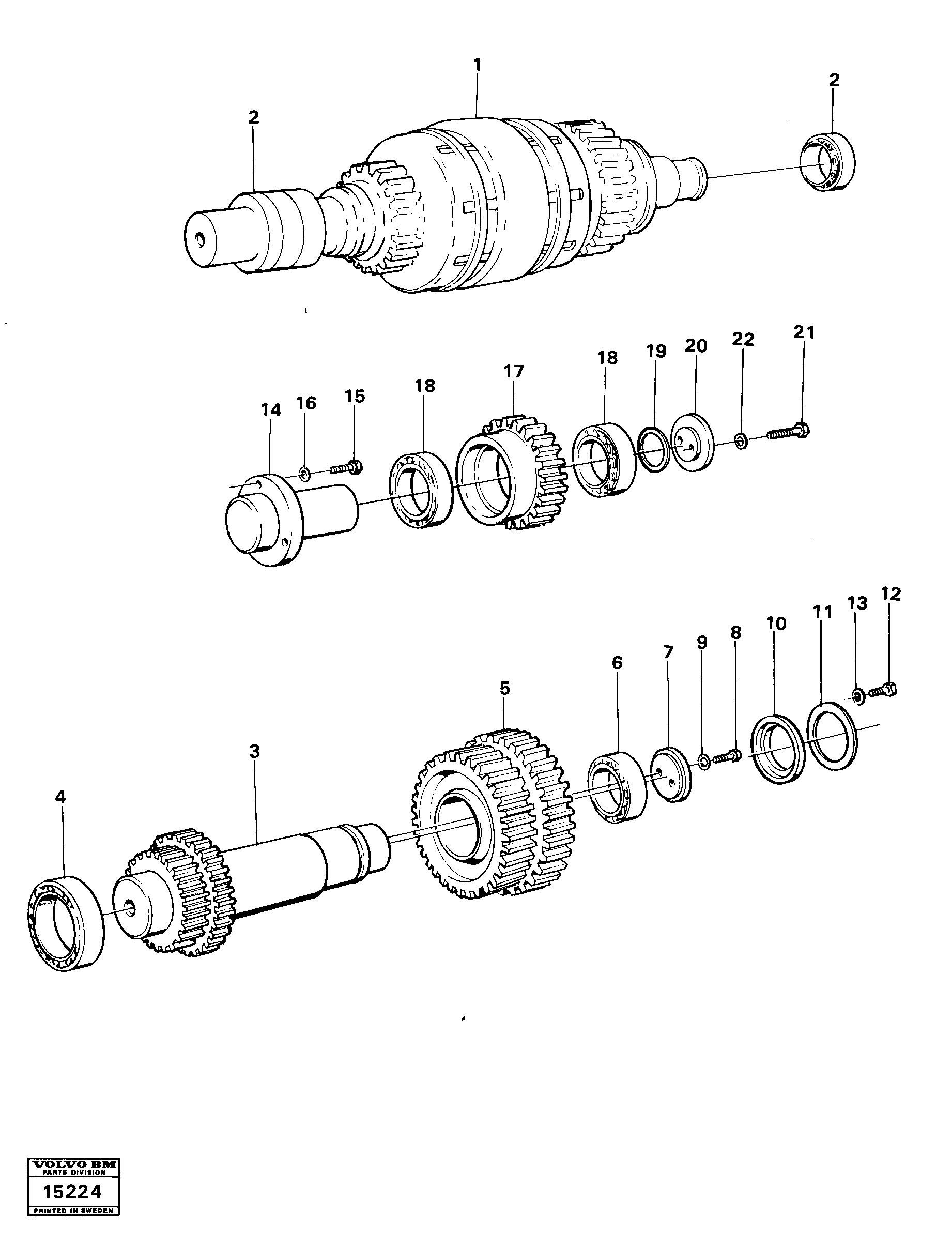 Скользящий зуб VOE11036841 VOLVO