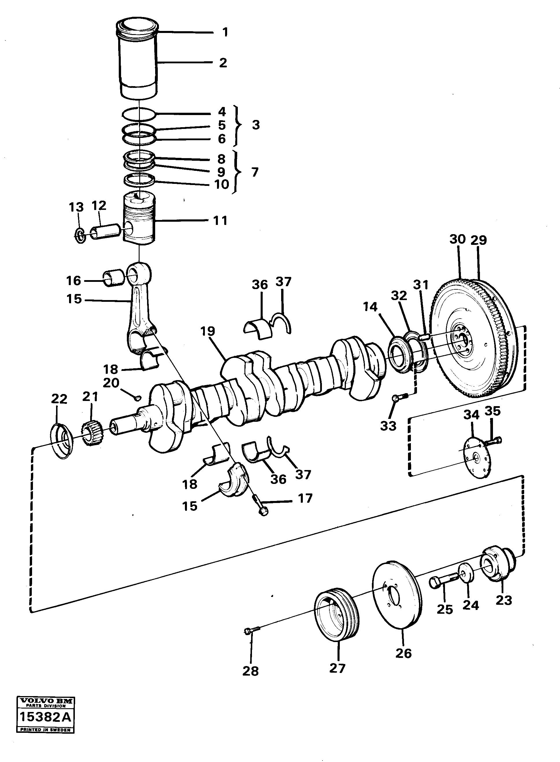 Snap Ring VOE4774943 VOLVO
