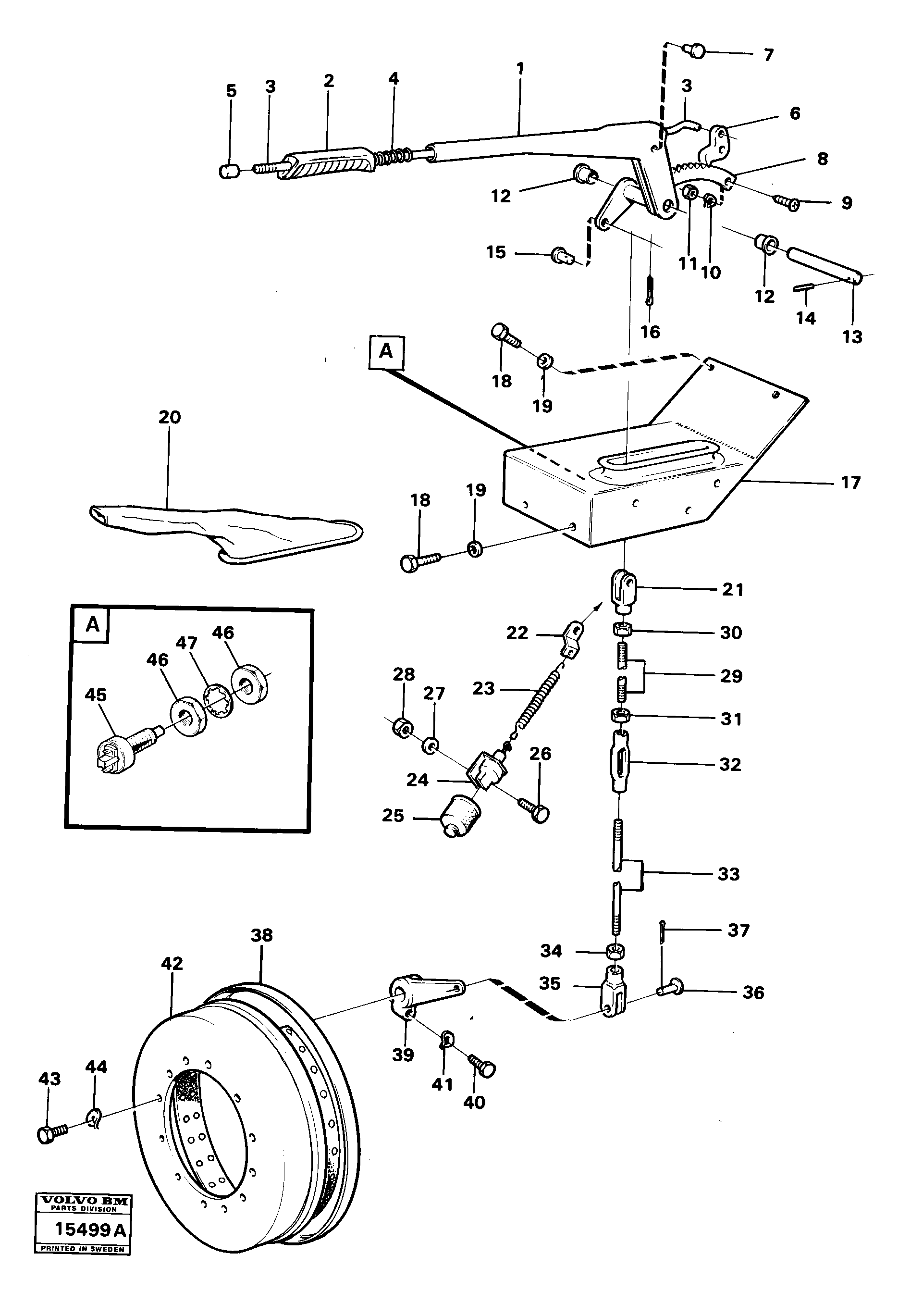 Door Cylinder VOE4763741 VOLVO