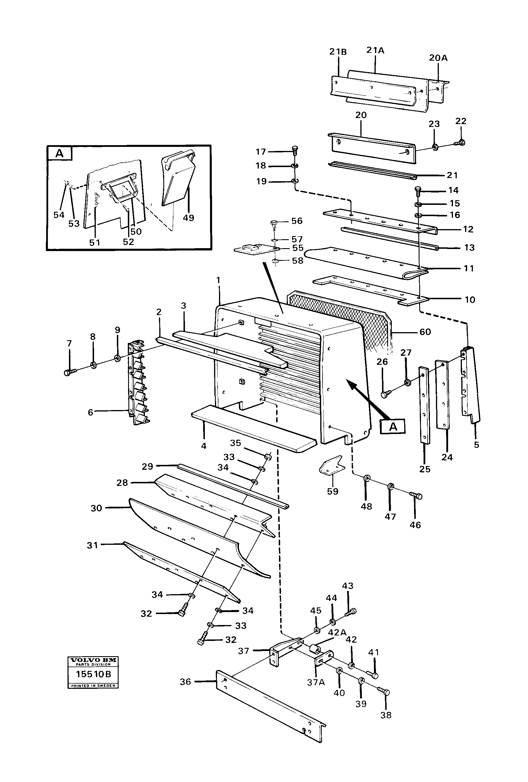 Heating Pipe VOE4854641 VOLVO