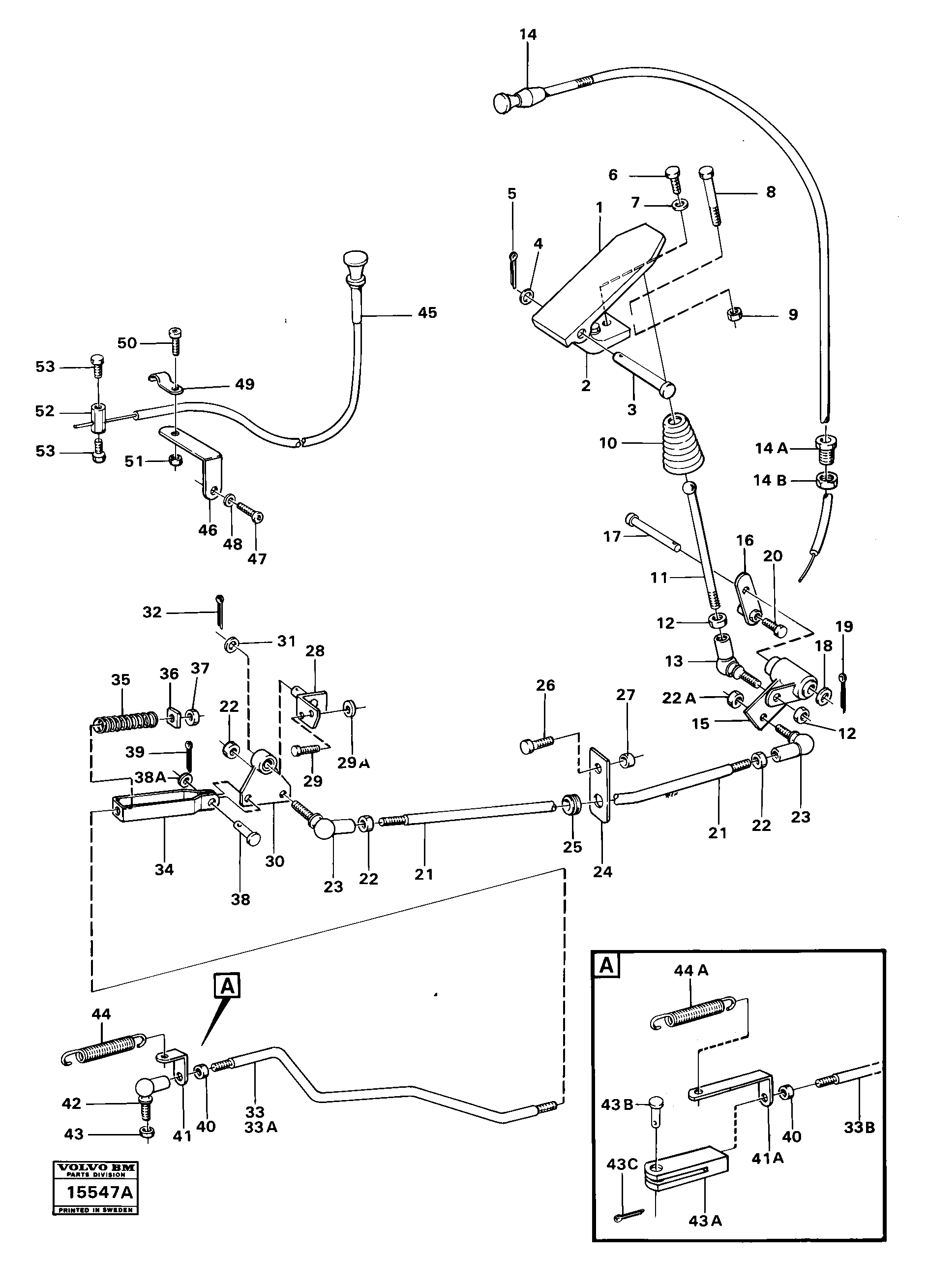 Bushing VOE4461693 VOLVO