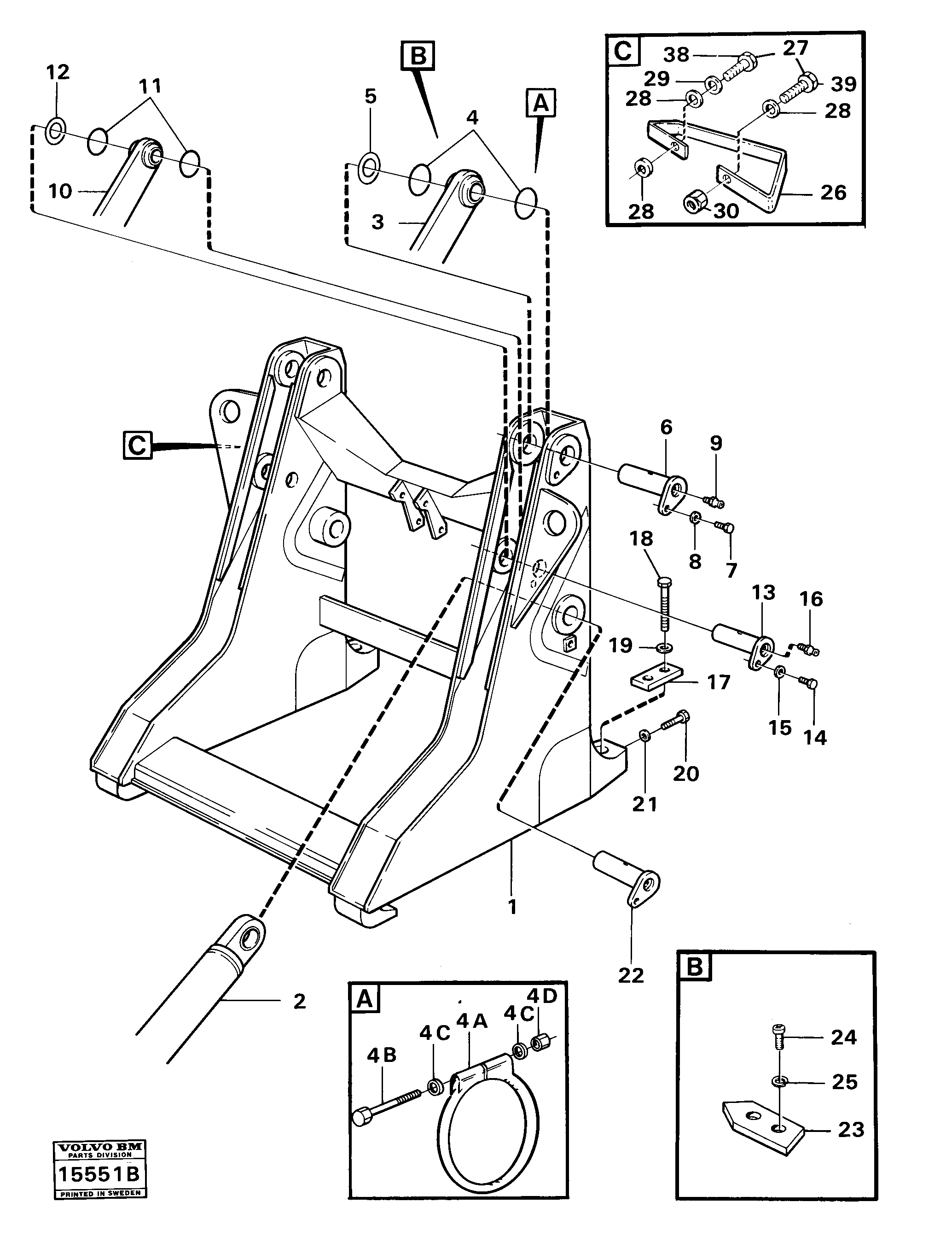 Support VOE4932403 VOLVO