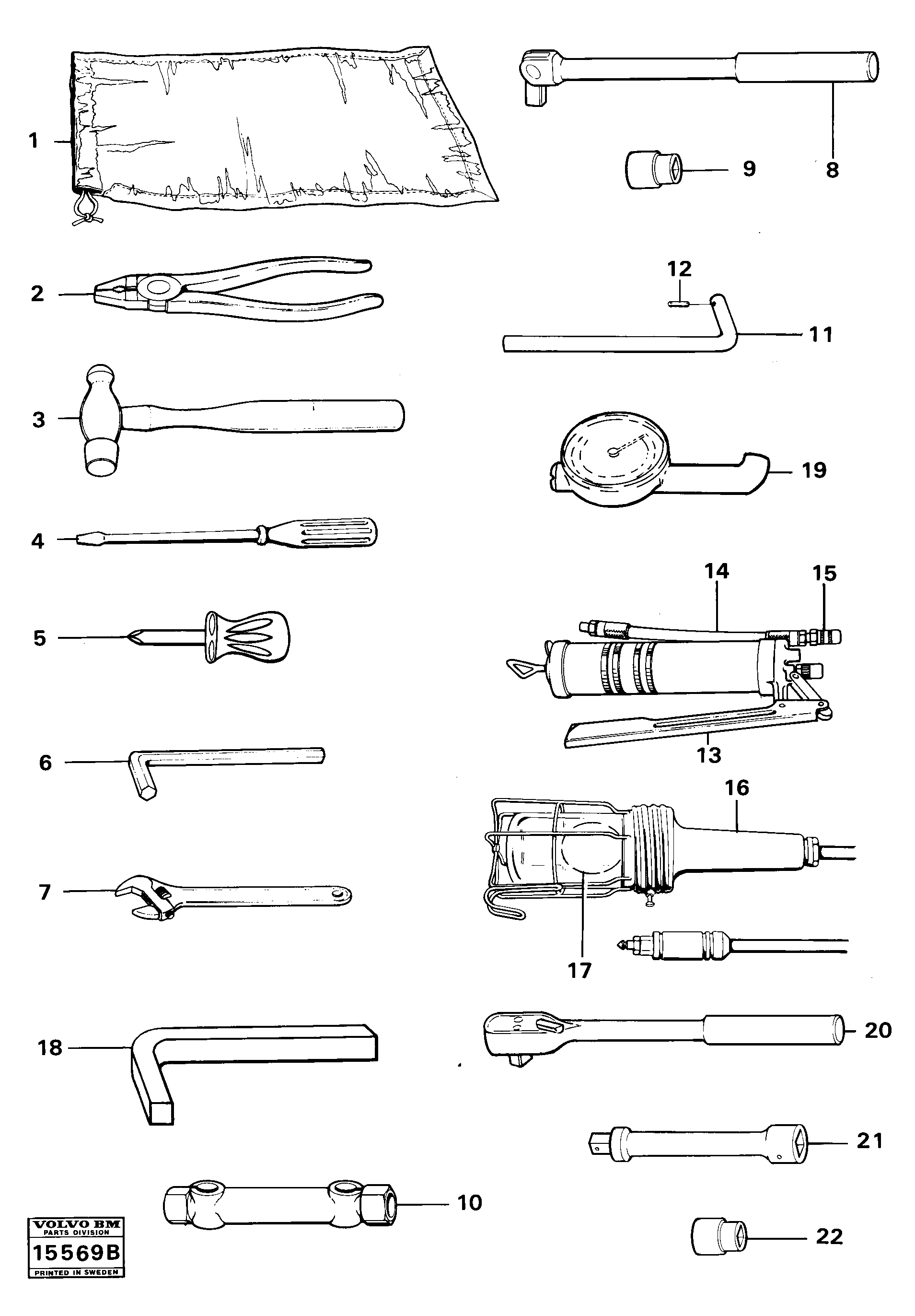 Socket wrench VOE705544 VOLVO
