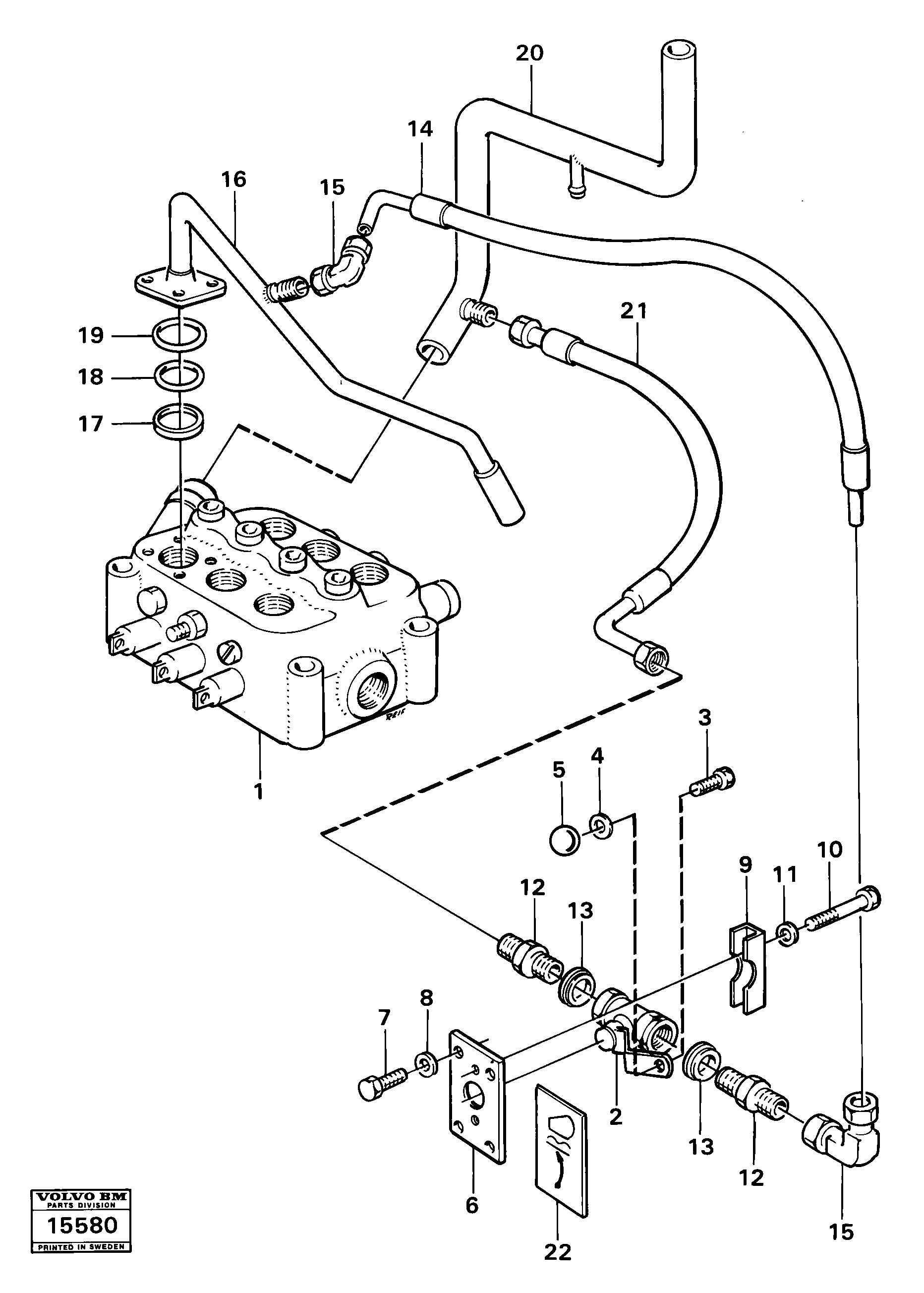 Timing gear casing VOE931762 VOLVO