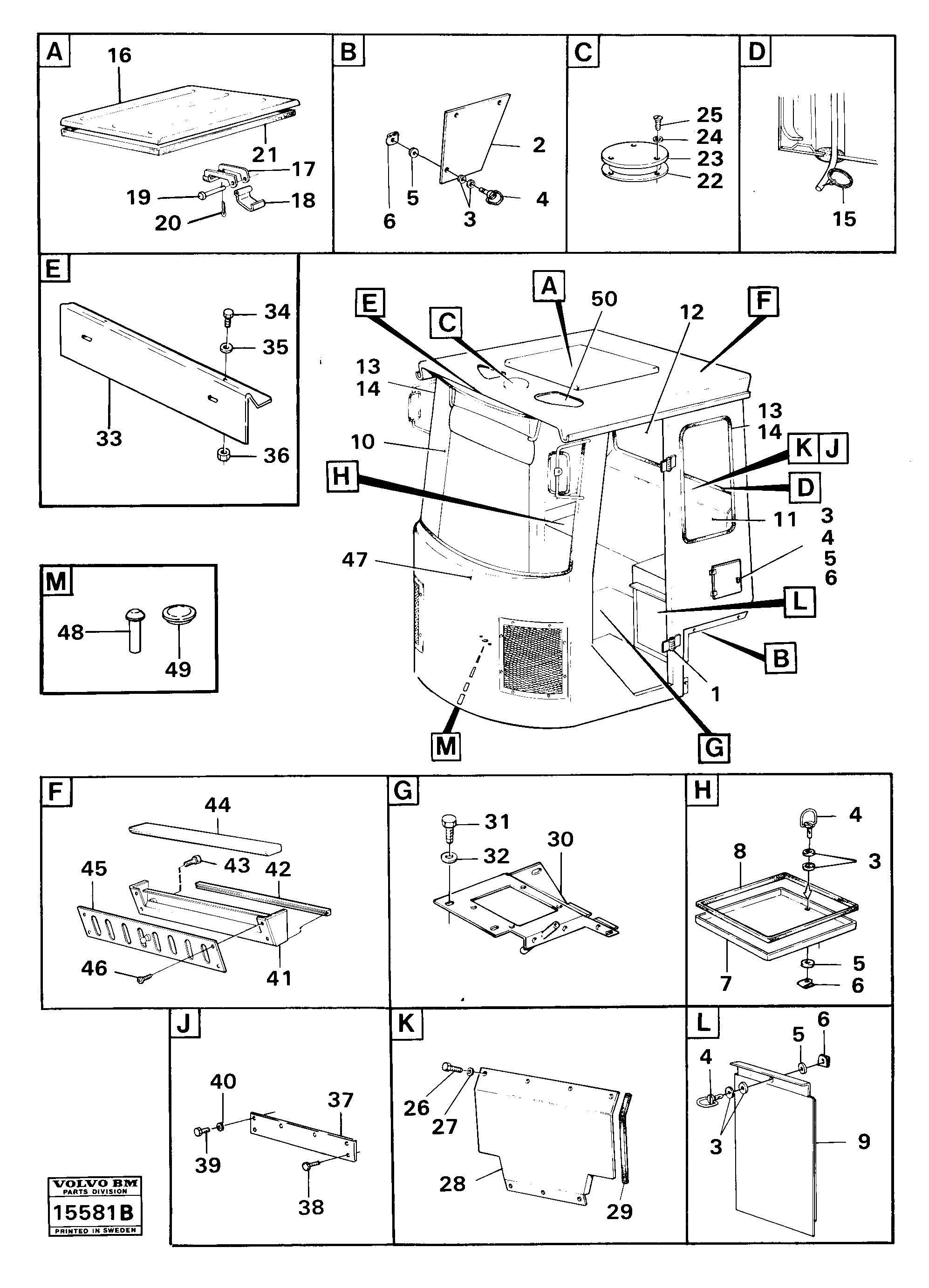 Protecting plate VOE795632 VOLVO