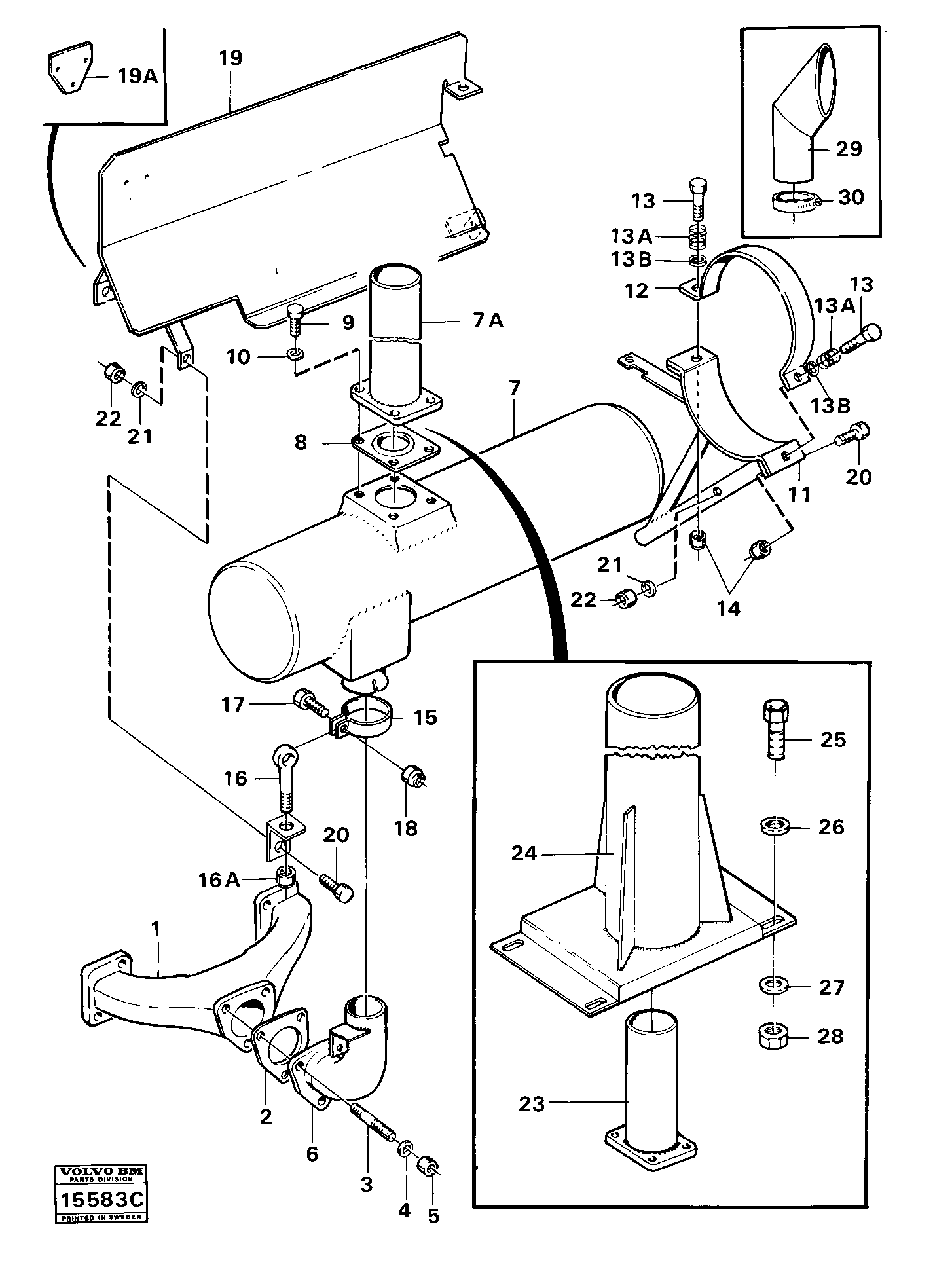 For upper engine part VOE6637411 VOLVO