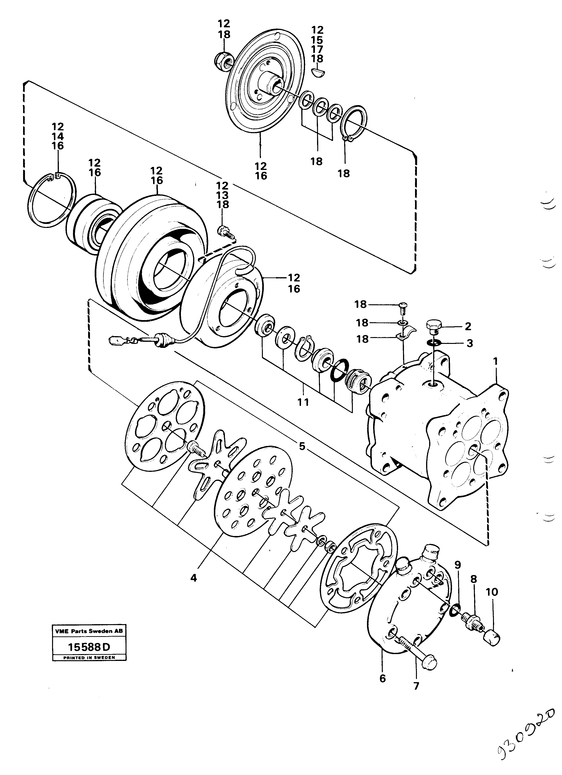 Voltage Divider VOE1697434 VOLVO