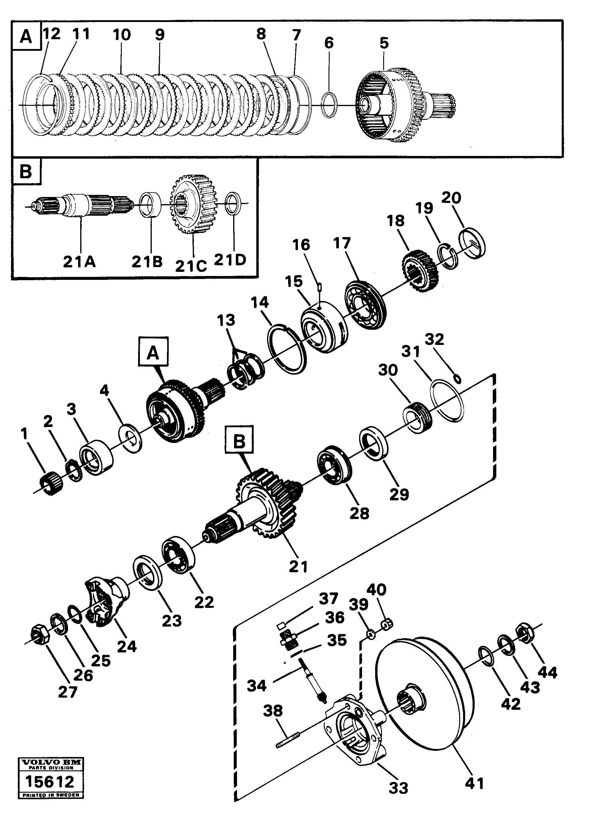 Bearing VOE1522575 VOLVO