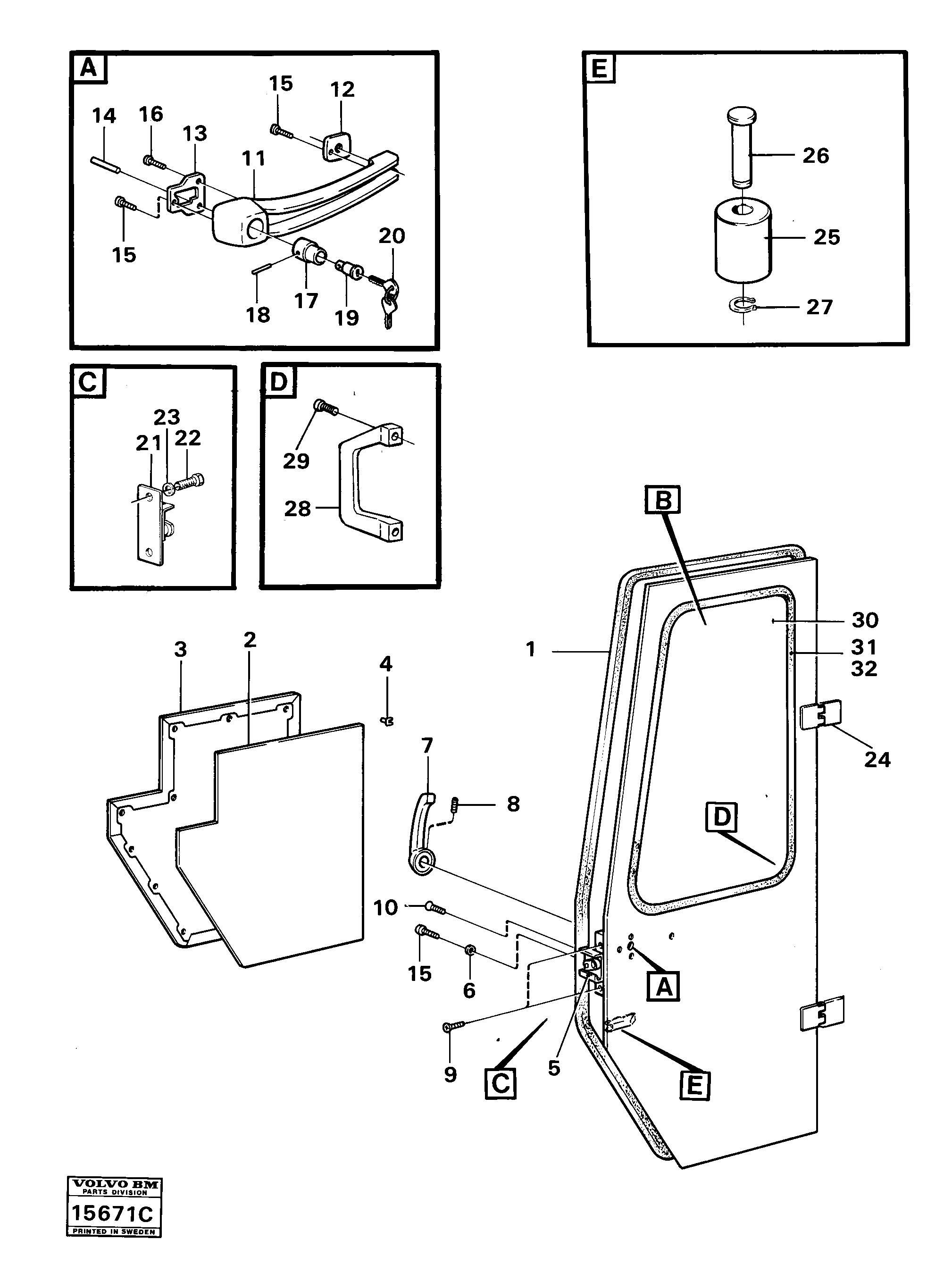 Sliding Strip VOE956093 VOLVO