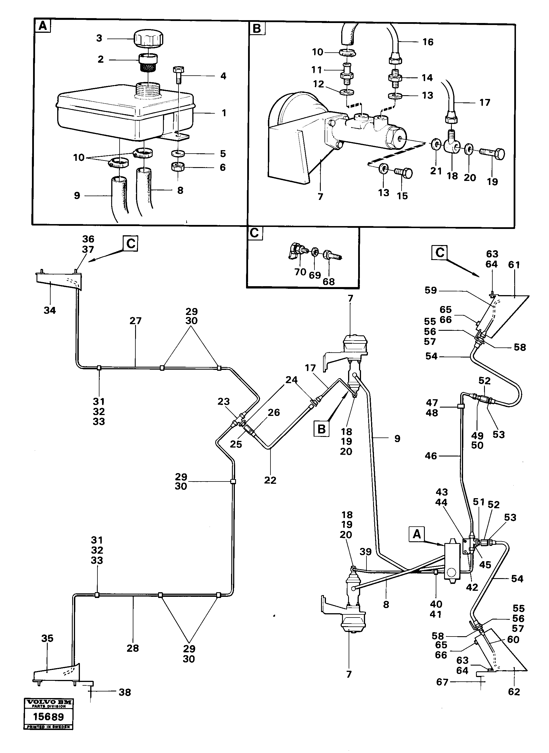Seat frame VOE4932461 VOLVO