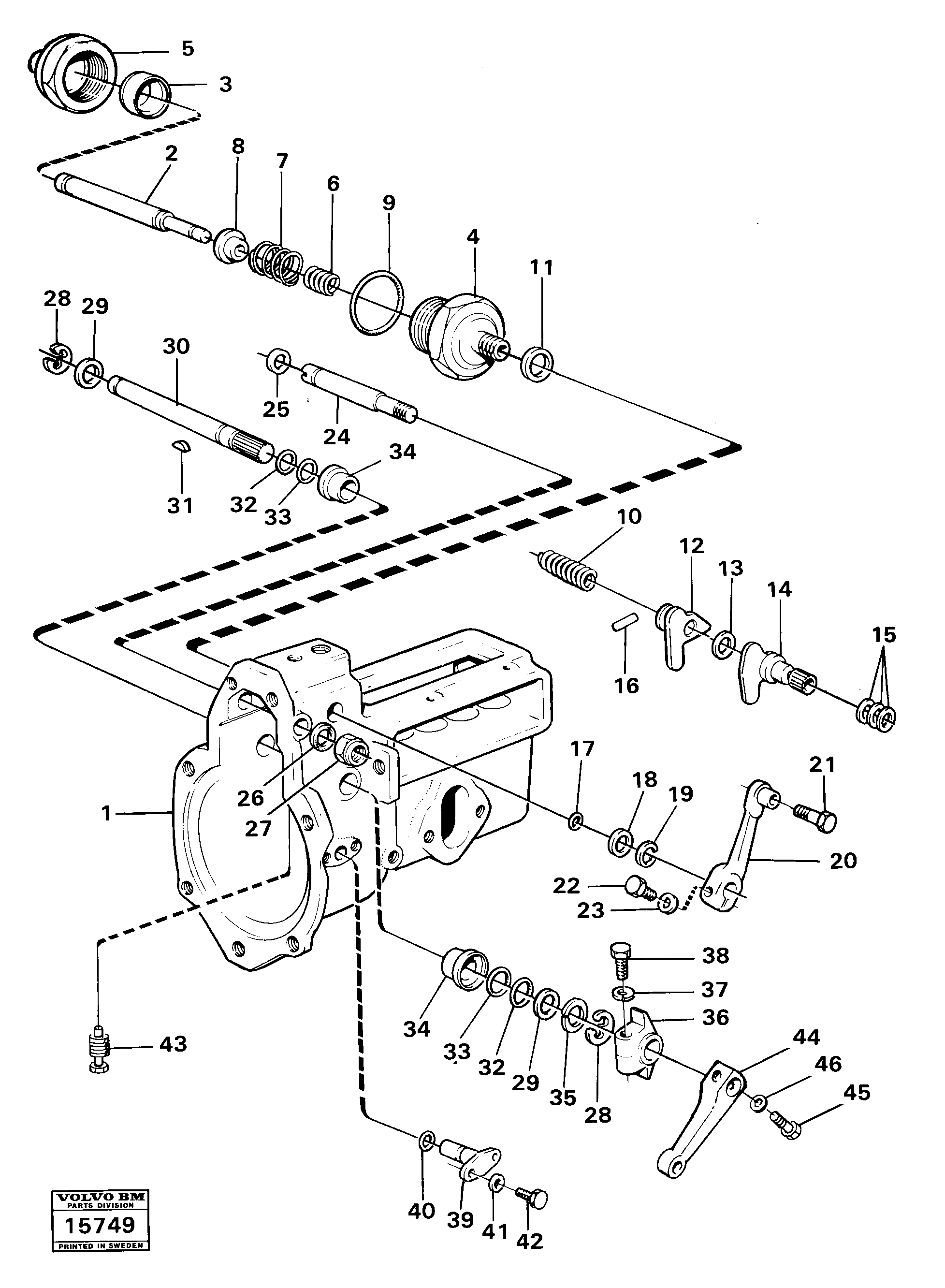 Pin VOE7350502 VOLVO