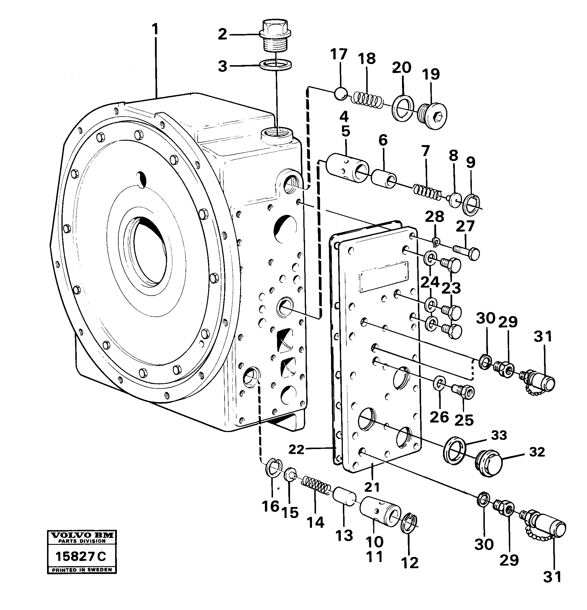 Rubber Clamp VOE6633585 VOLVO