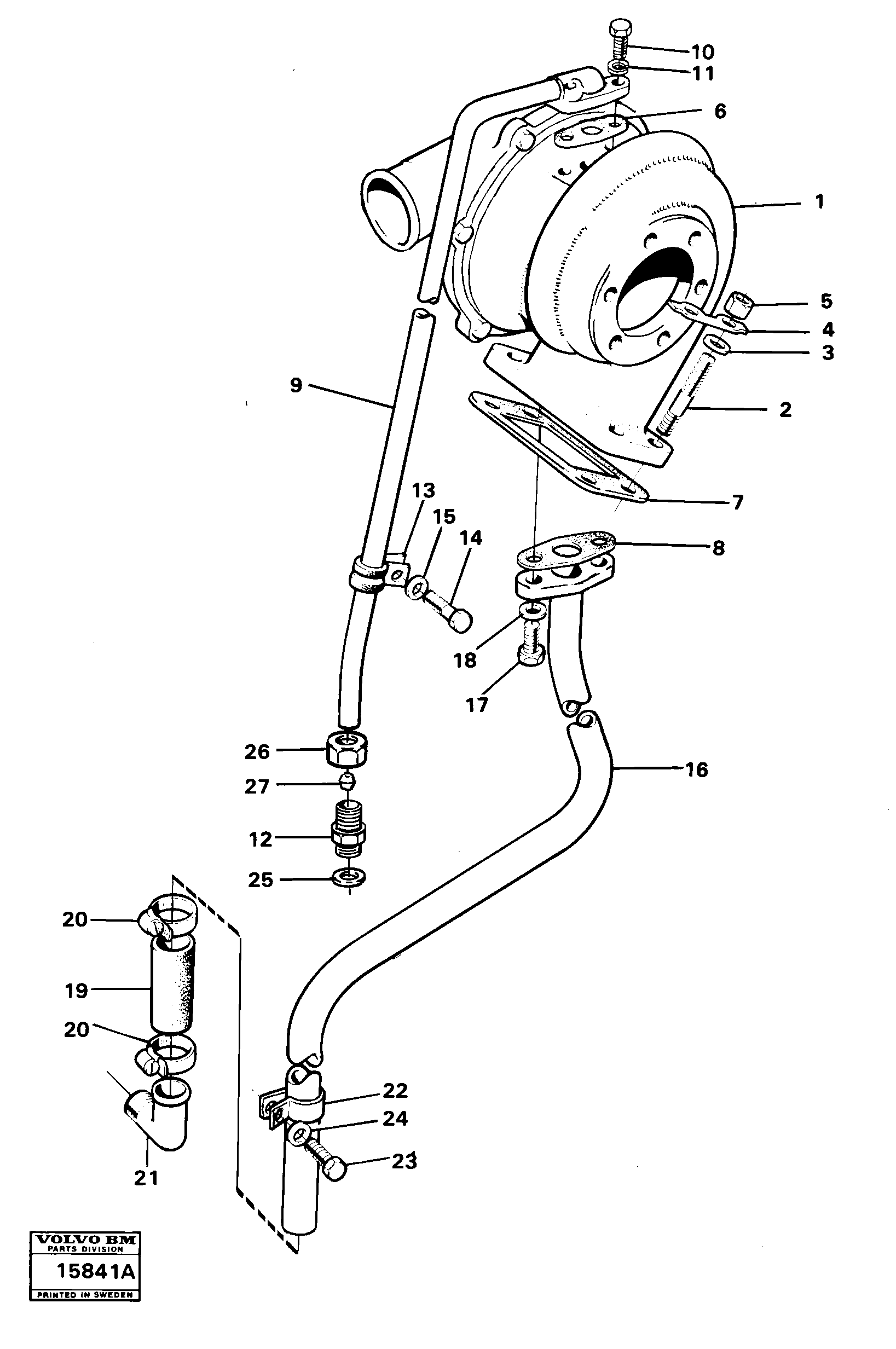 Fuel miser valve VOE466664 VOLVO
