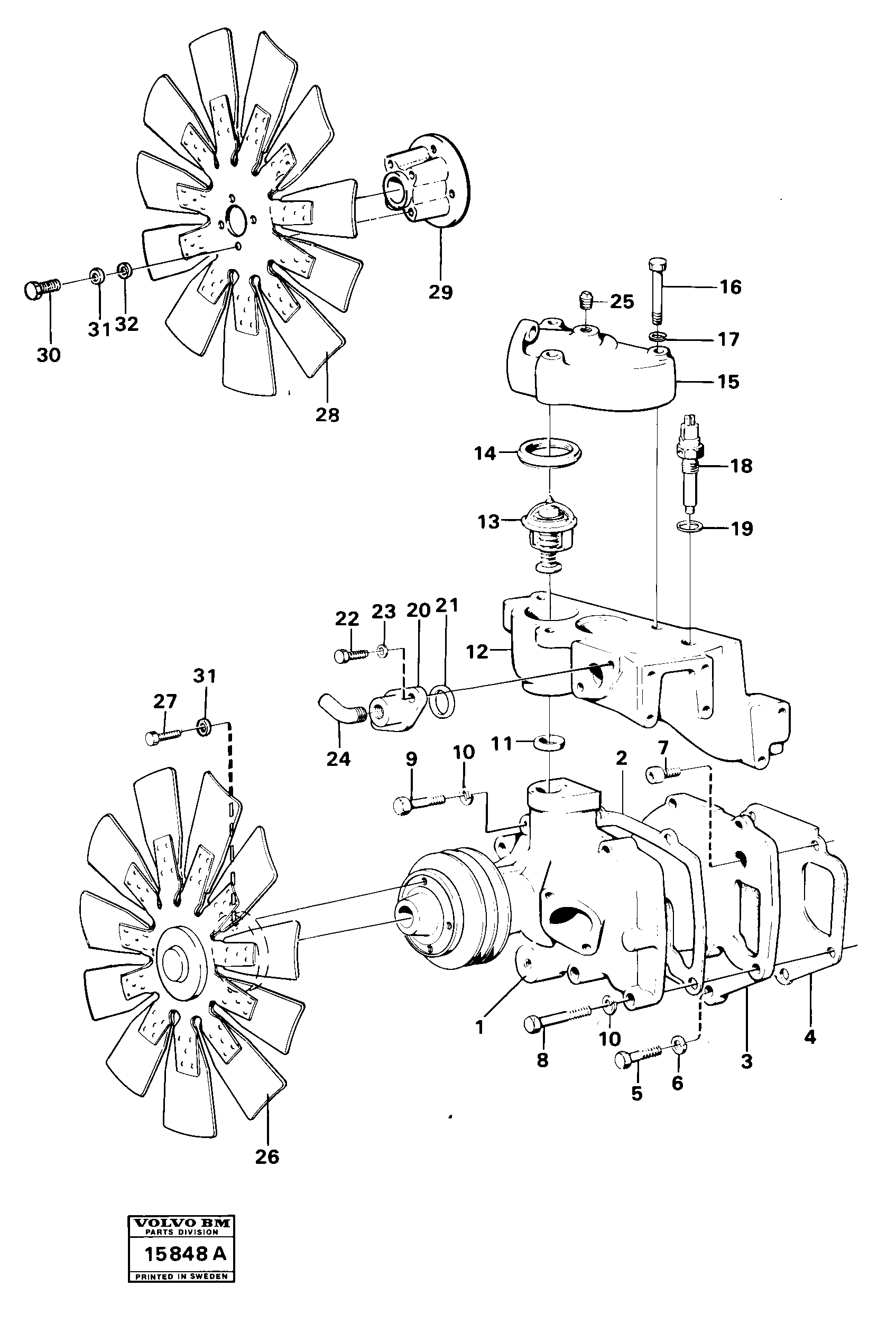 For upper engine part VOE13963217 VOLVO