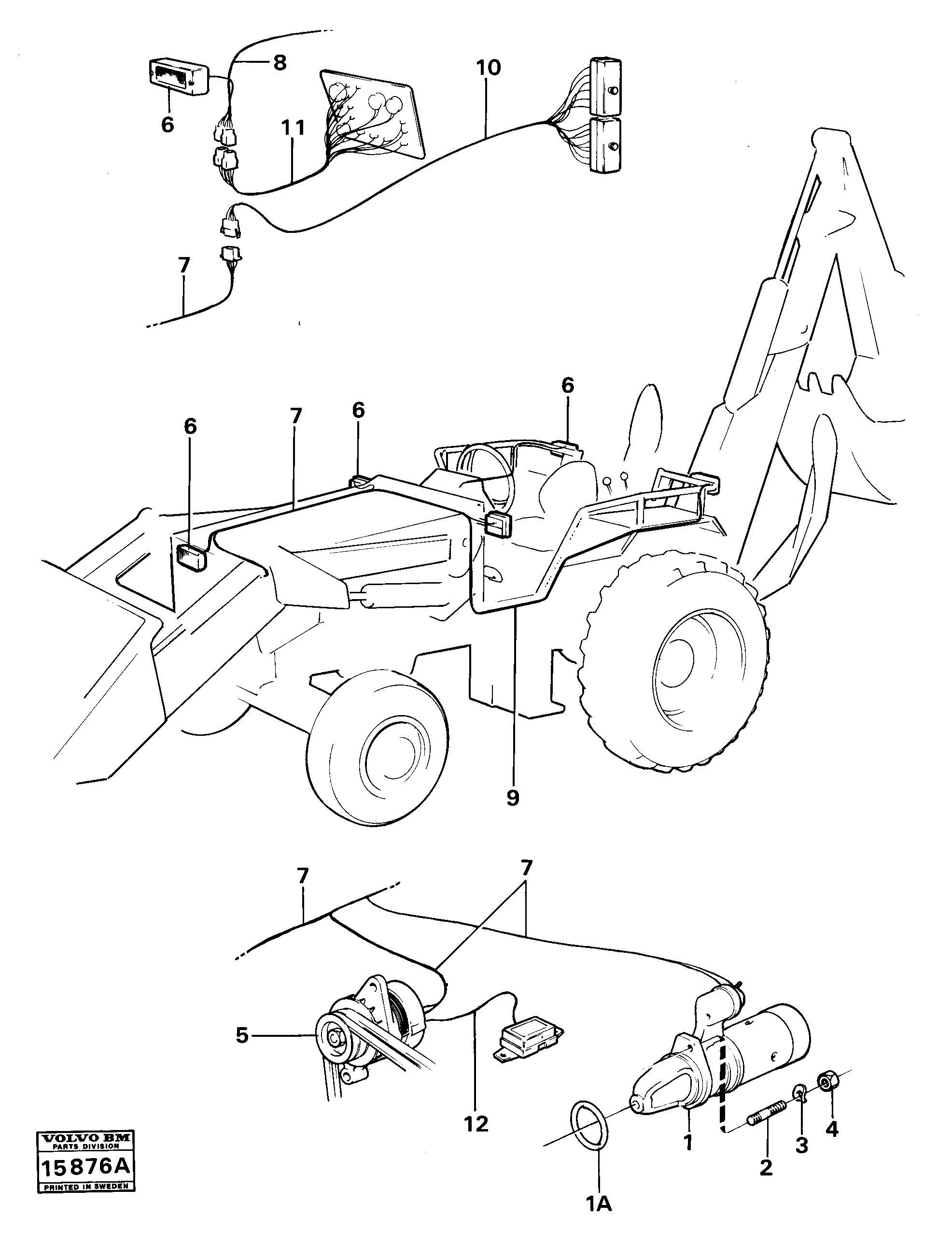 Cable harness VOE4866773 VOLVO