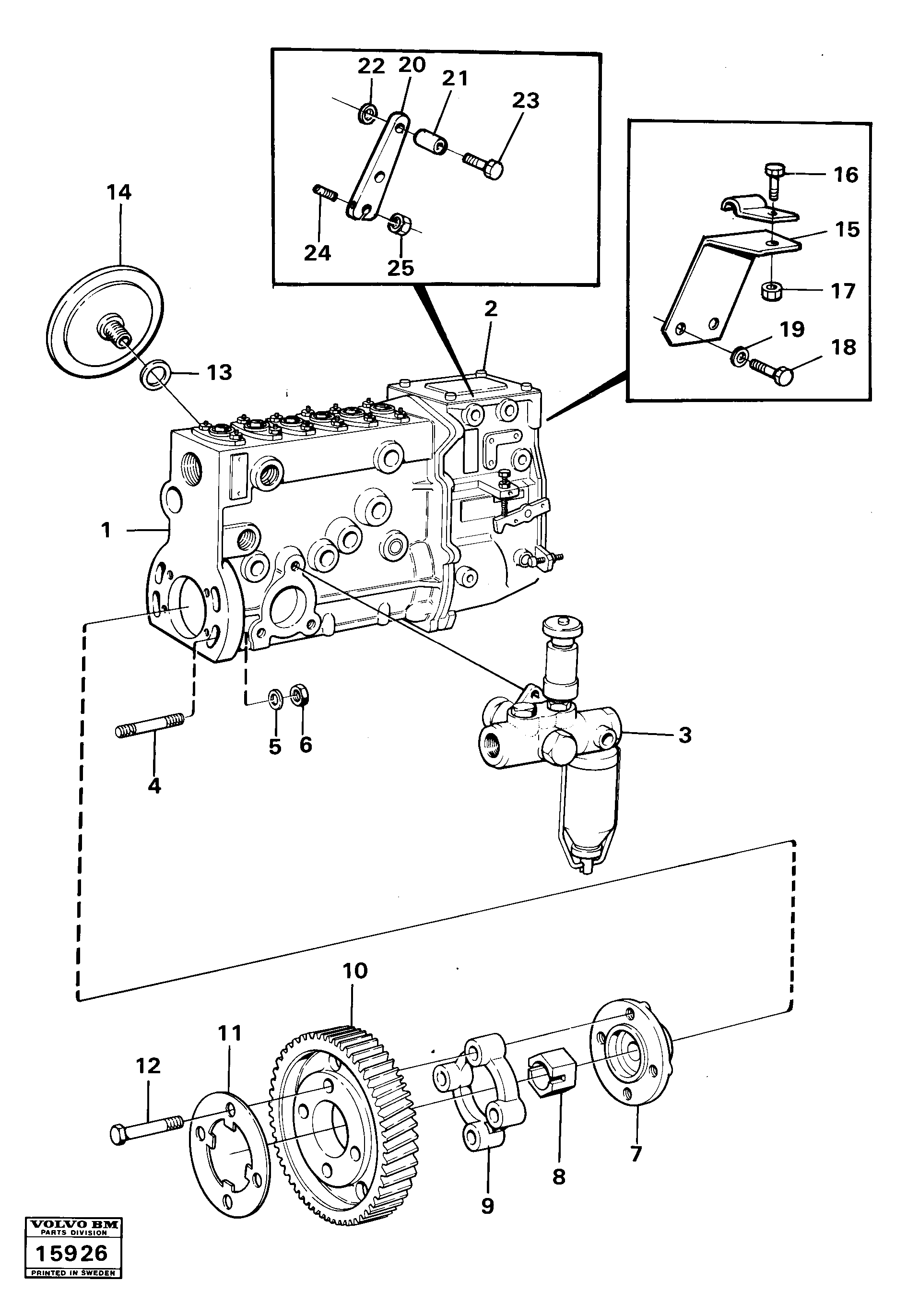 Tube assembly L.h. VOE4774664 VOLVO