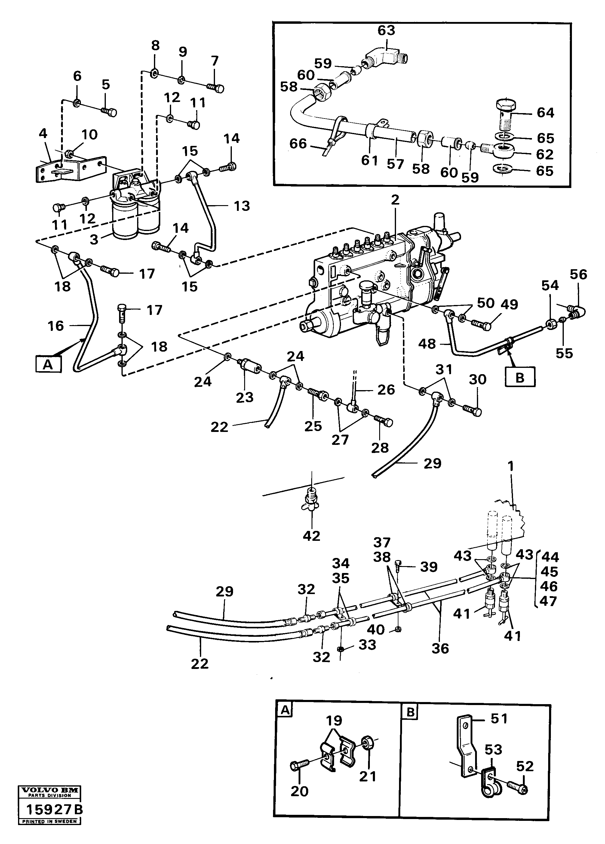 Fuel miser valve VOE945461 VOLVO