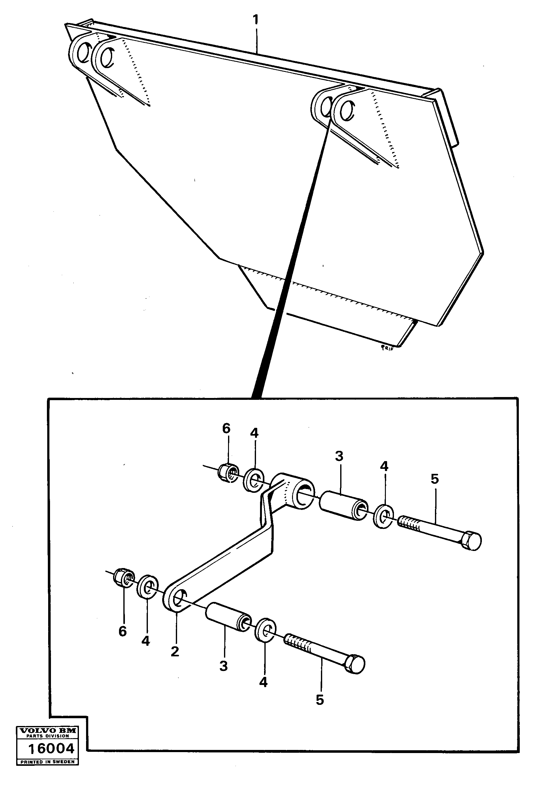 Hexagon screw VOE955415 VOLVO