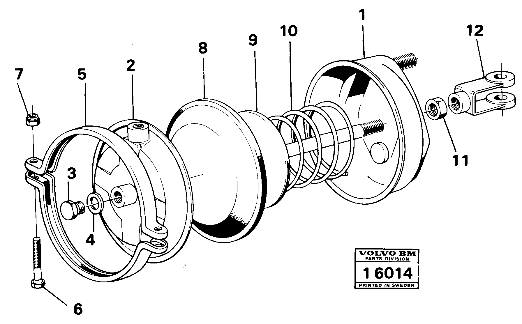 Spacer flange VOE325868 VOLVO