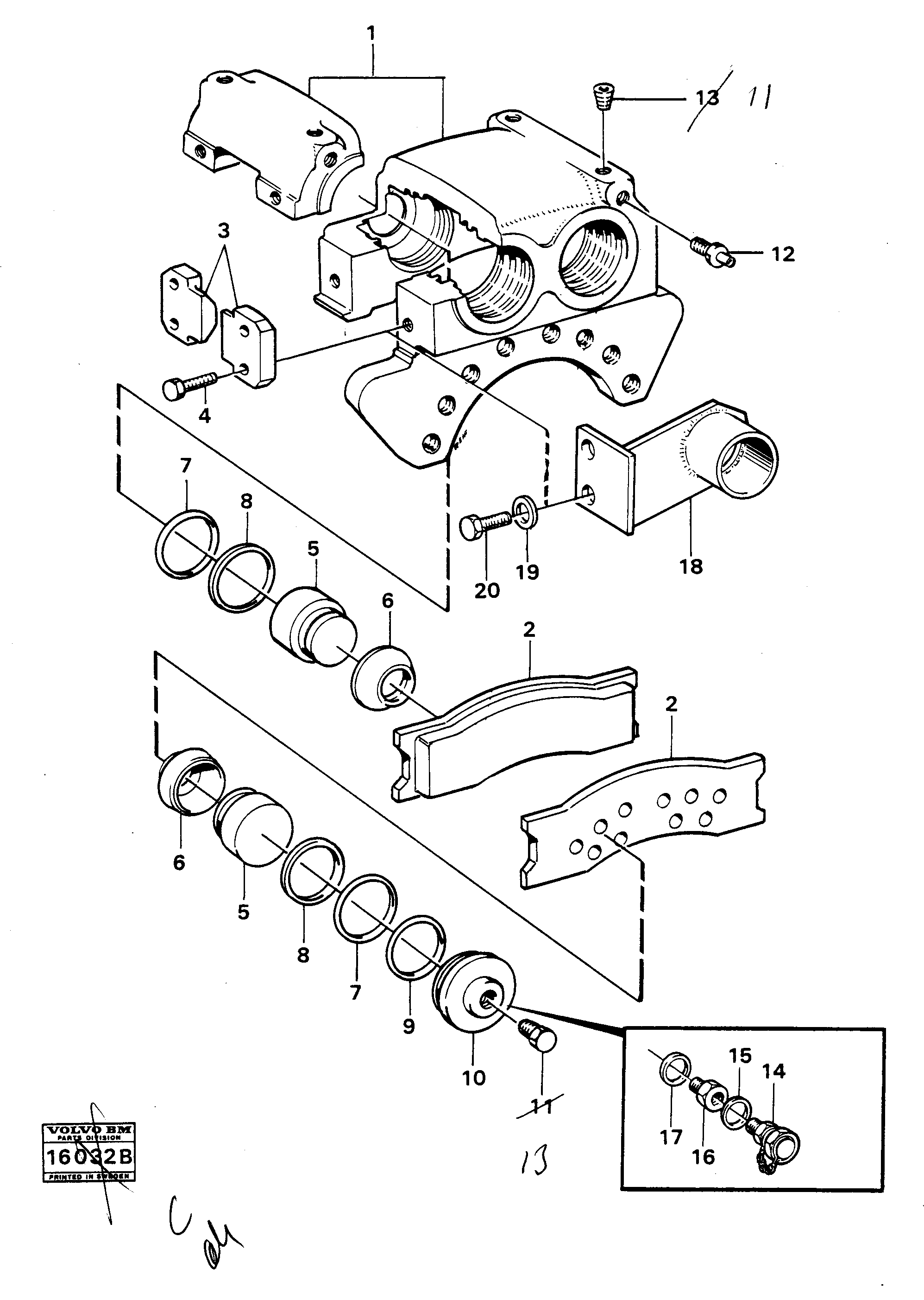 Screw VOE960762 VOLVO