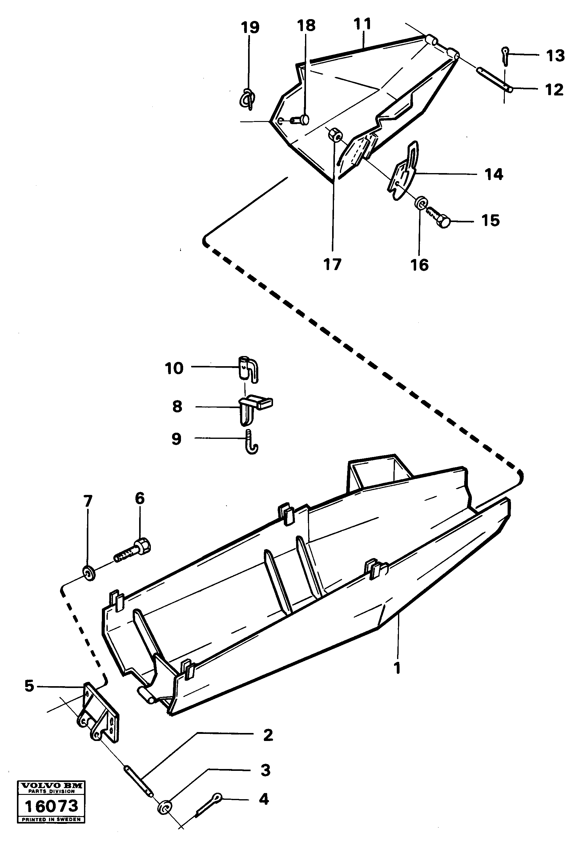 Heating Pipe VOE4822639 VOLVO