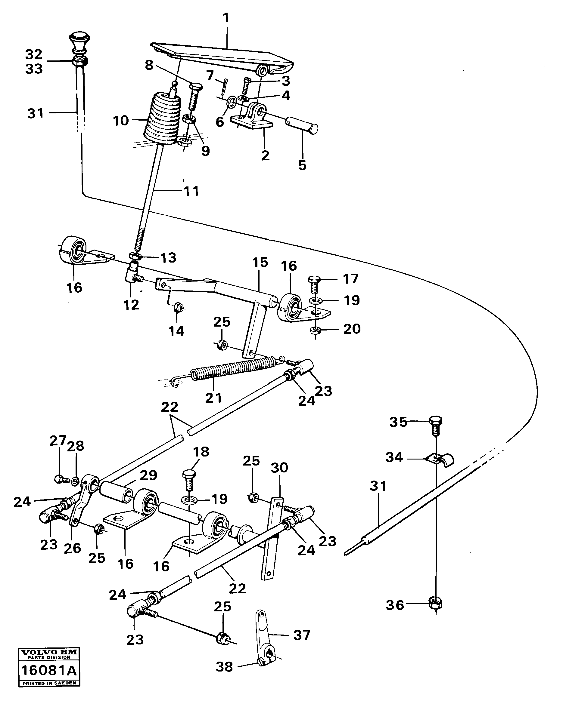 Load Rack VOE659802 VOLVO