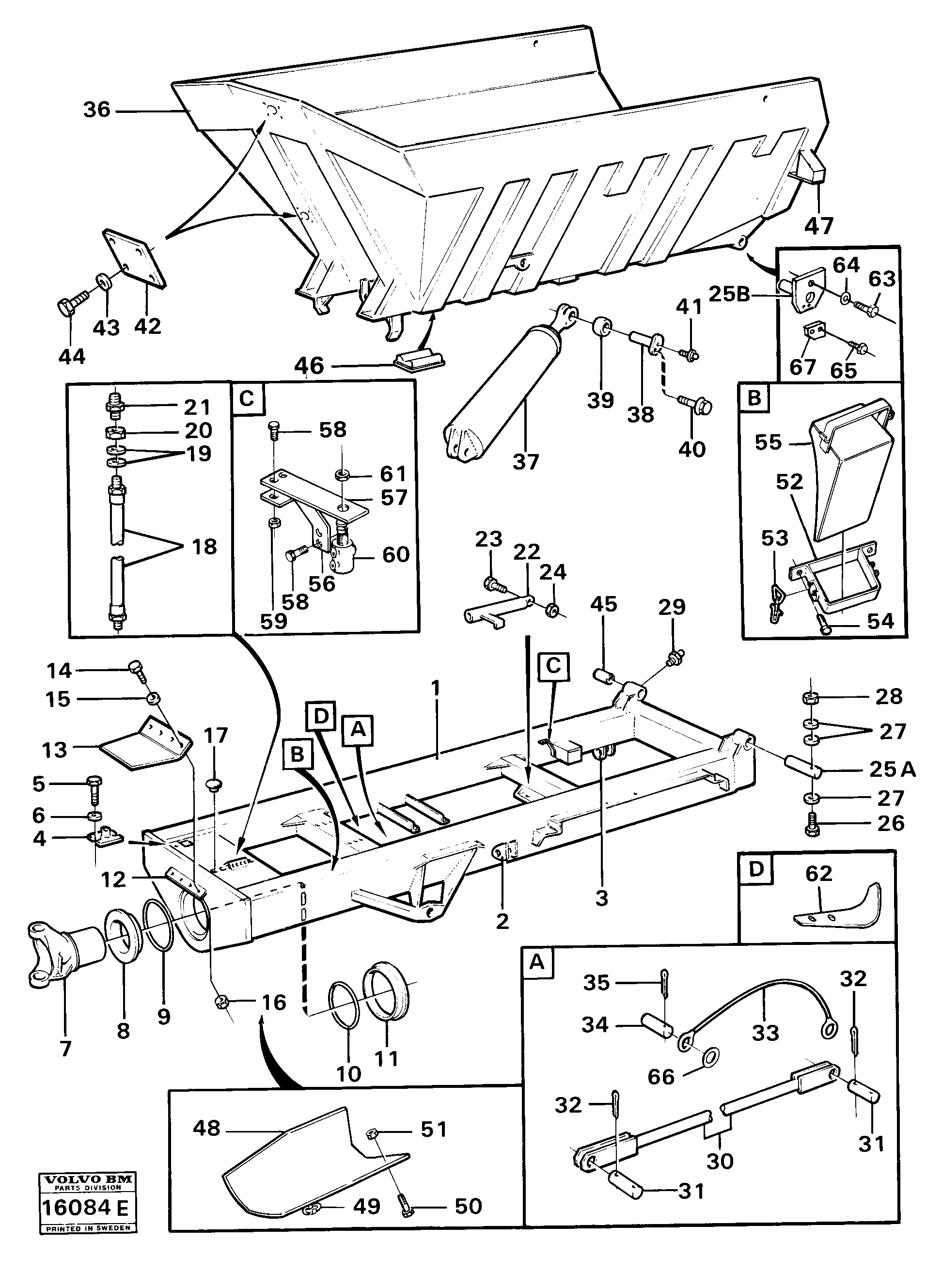Radio Support VOE4861679 VOLVO