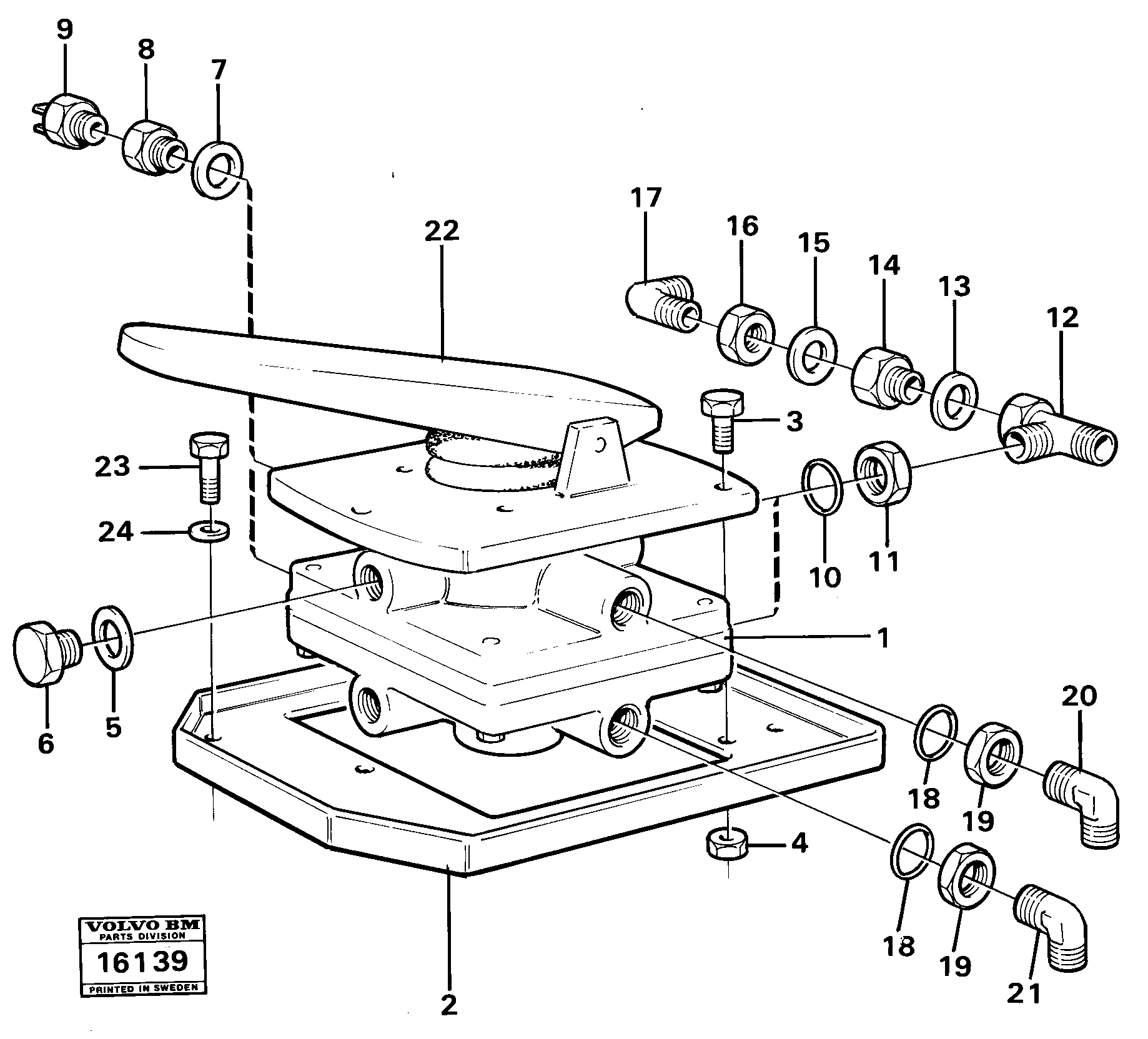 Seat frame VOE6626869 VOLVO