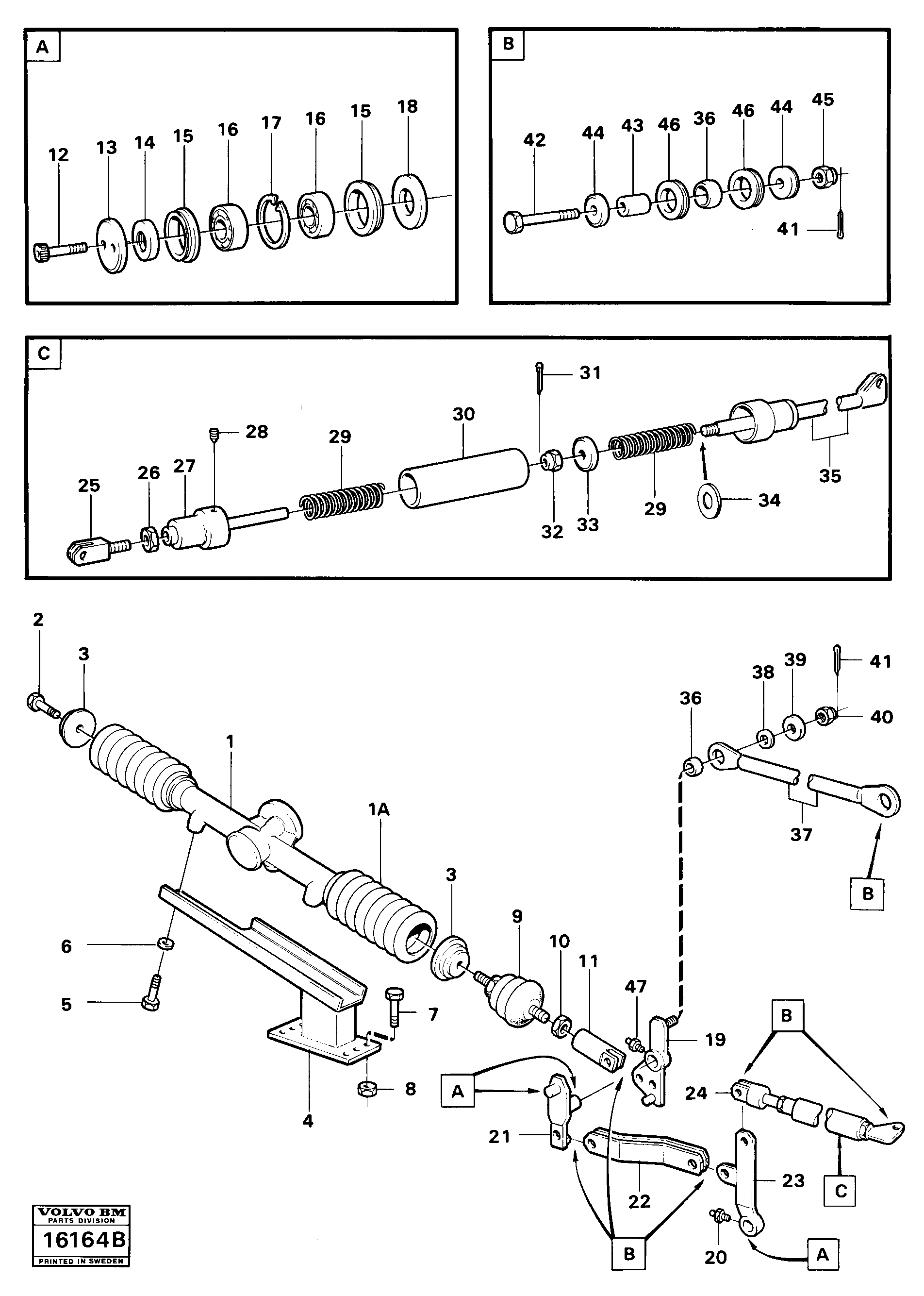 Seat frame VOE4965350 VOLVO