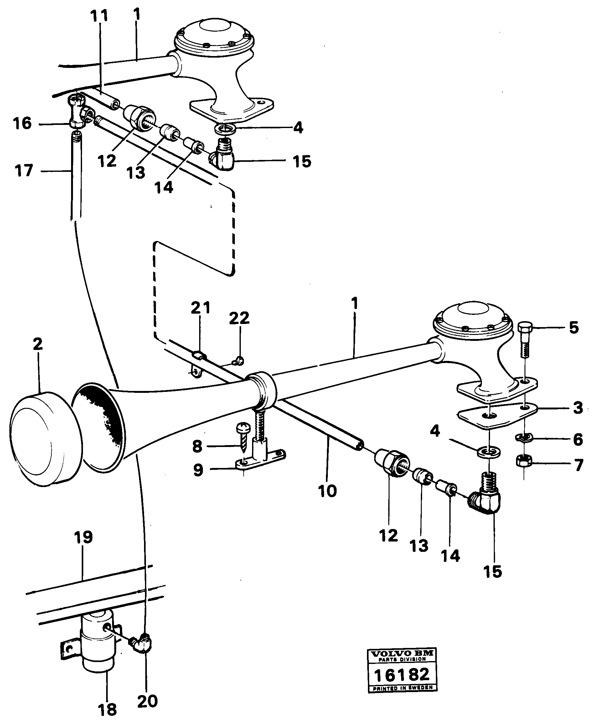 Sliding Strip VOE955119 VOLVO
