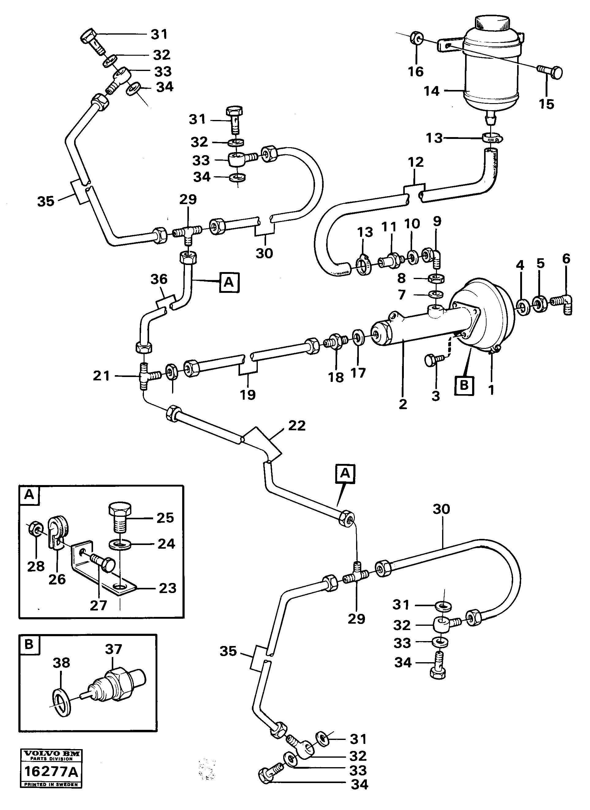 Oil Plate VOE4880229 VOLVO