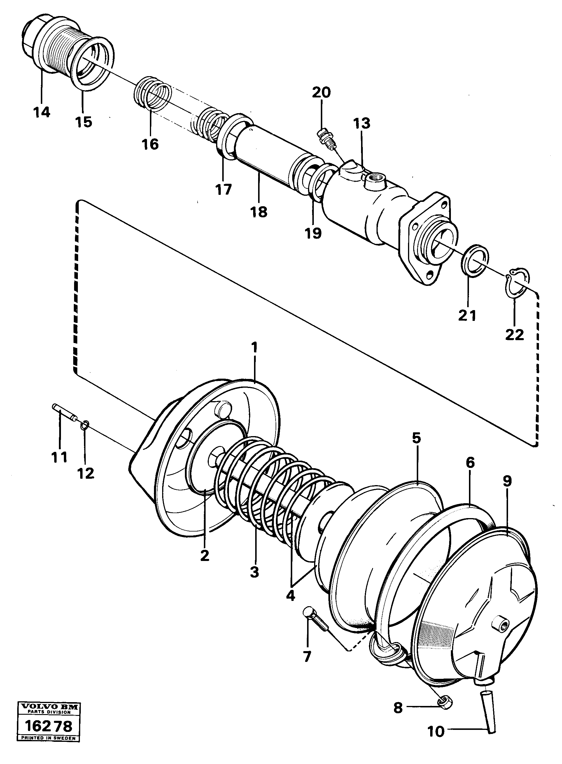 Oil Plate VOE4881398 VOLVO