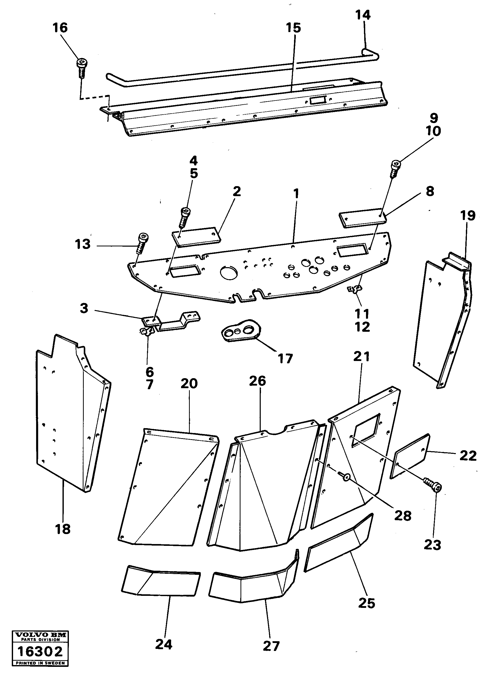 Upr Sect Frame VOE4861941 VOLVO
