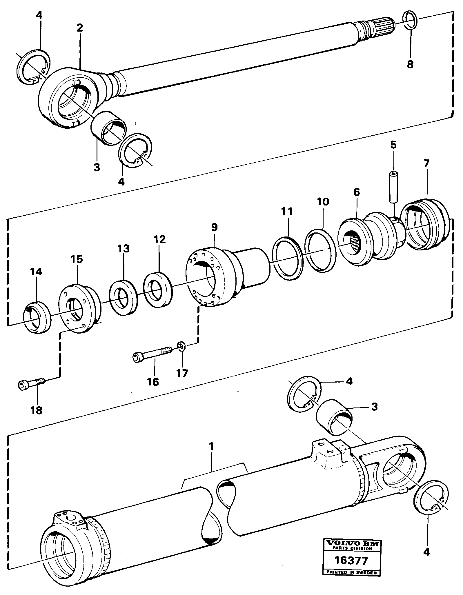 Safety Bolt VOE4782809 VOLVO