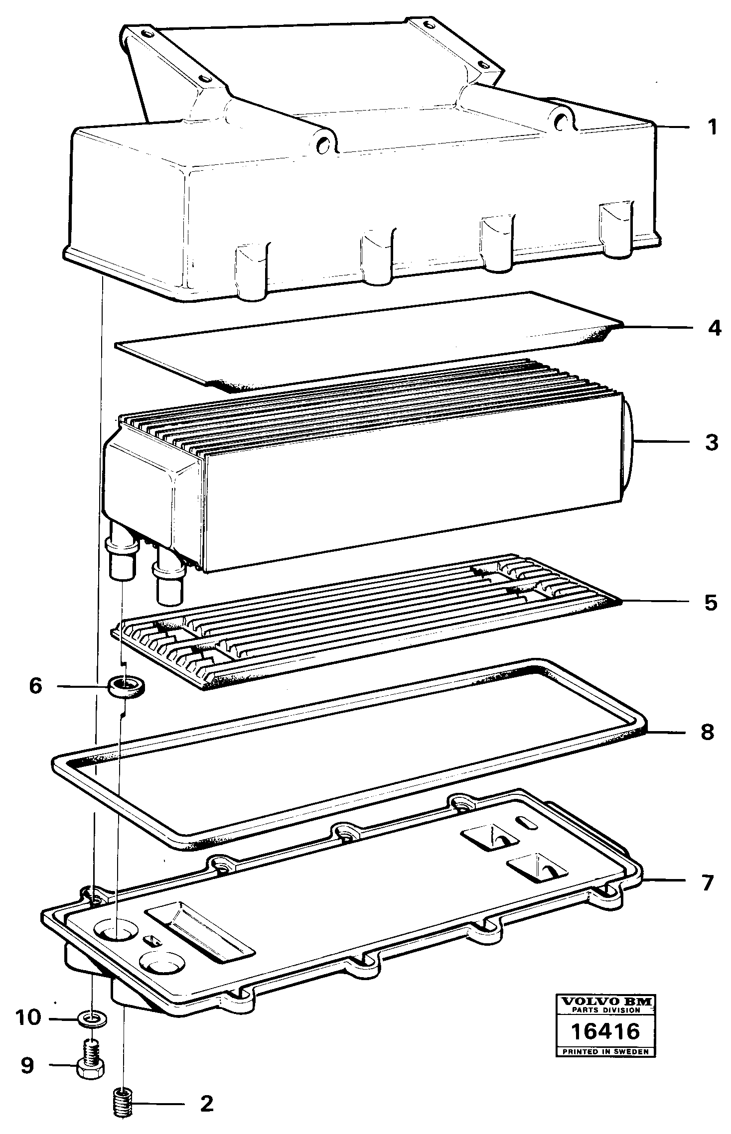 Cabin roof VOE466674 VOLVO