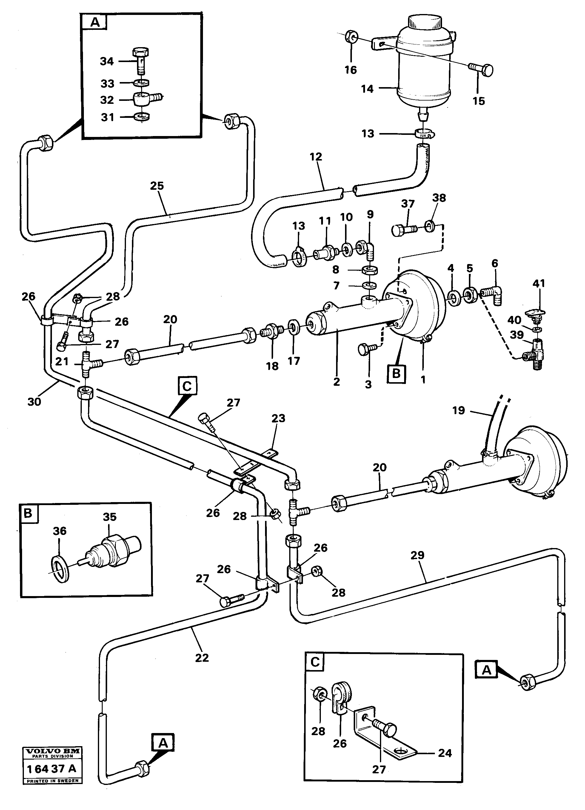 Heating Pipe VOE4737482 VOLVO